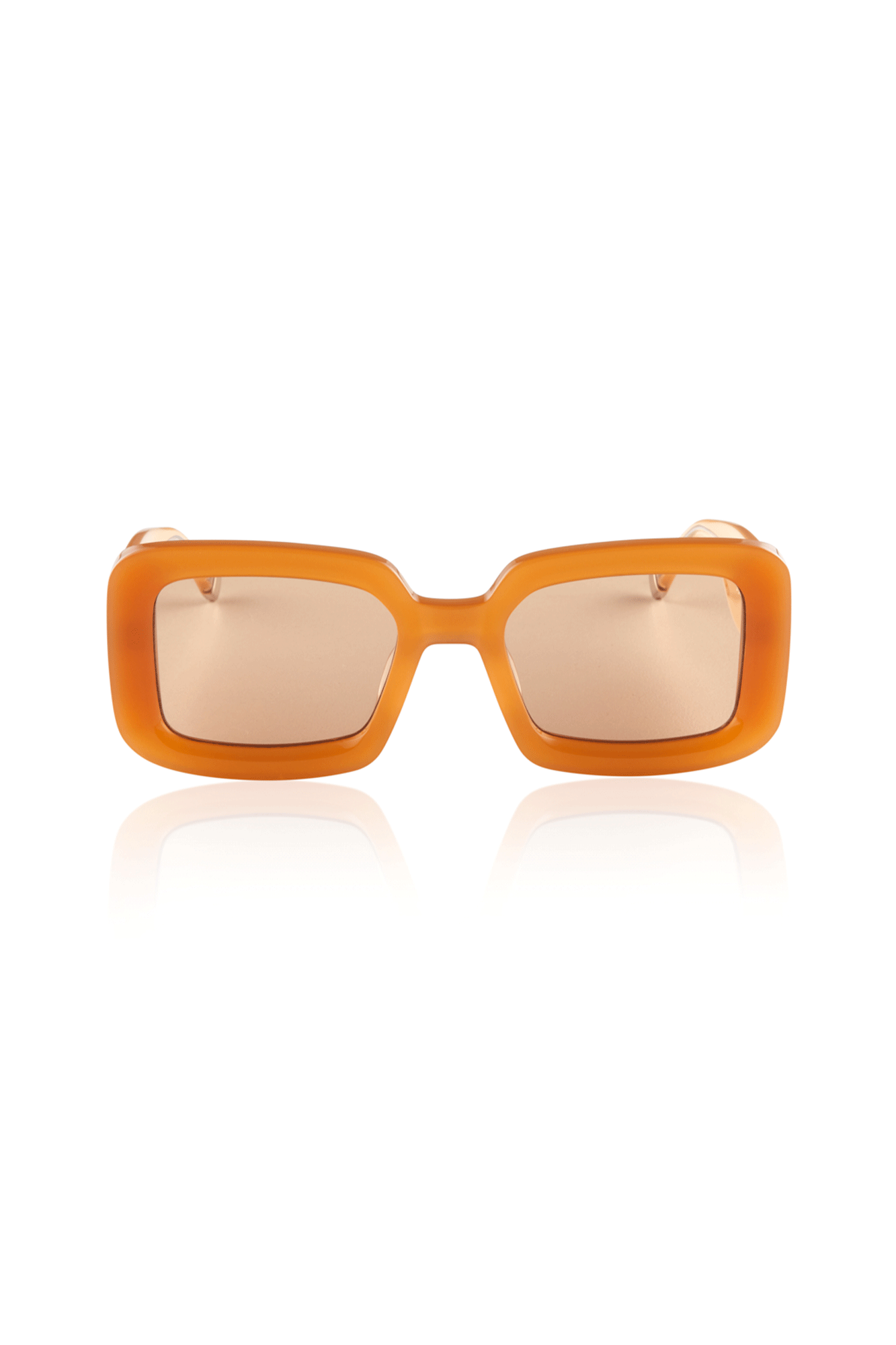 Las Palmas - Peach CO sunglasses from Oscar x Frank are designed for long-wearing comfort. Featuring ultra-lightweight frames and lenses that block 100% of UV rays, these sunglasses will keep your eyes protected in style.