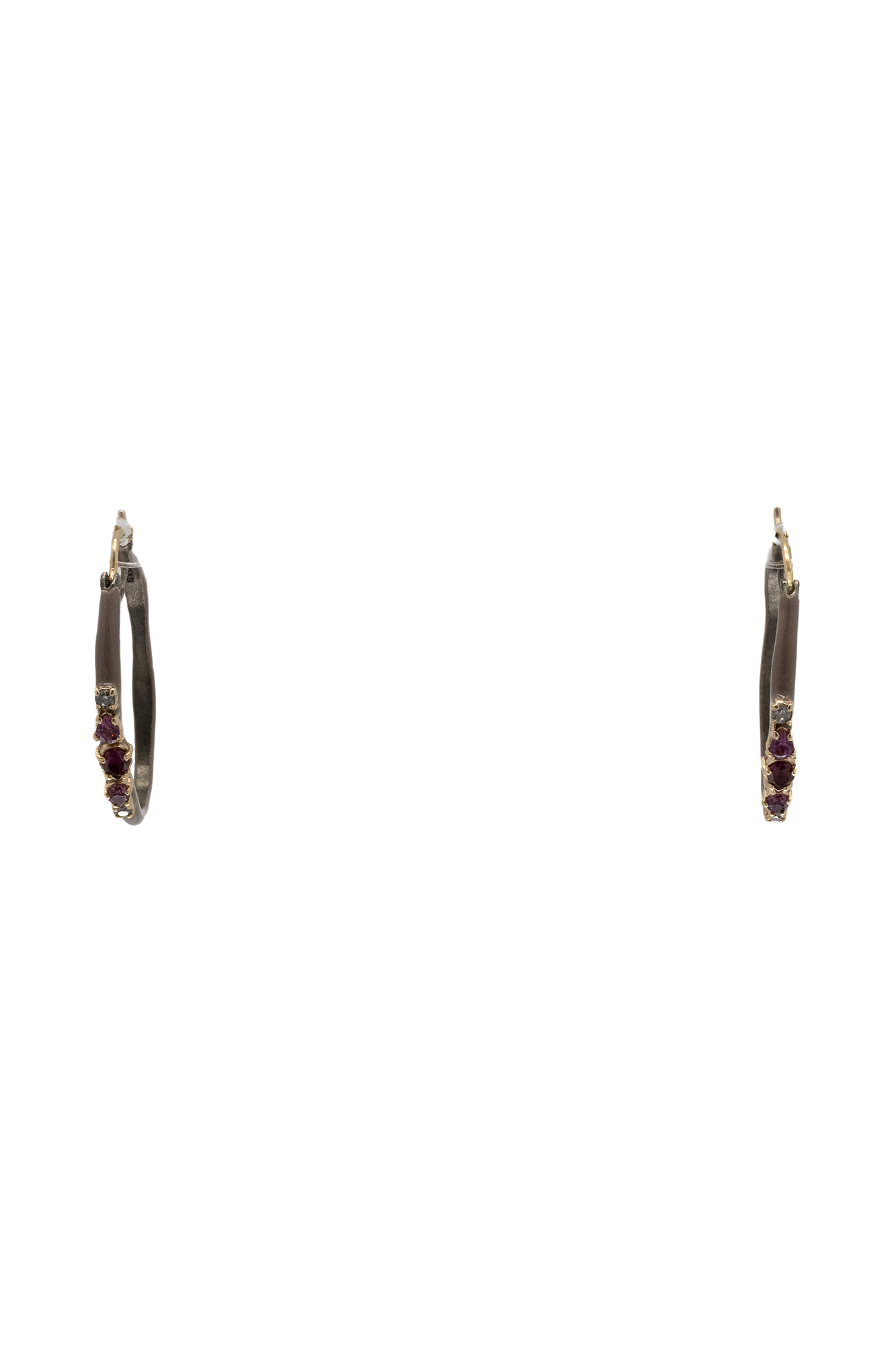 14K Rose Gold 30mm Hoop Earrings