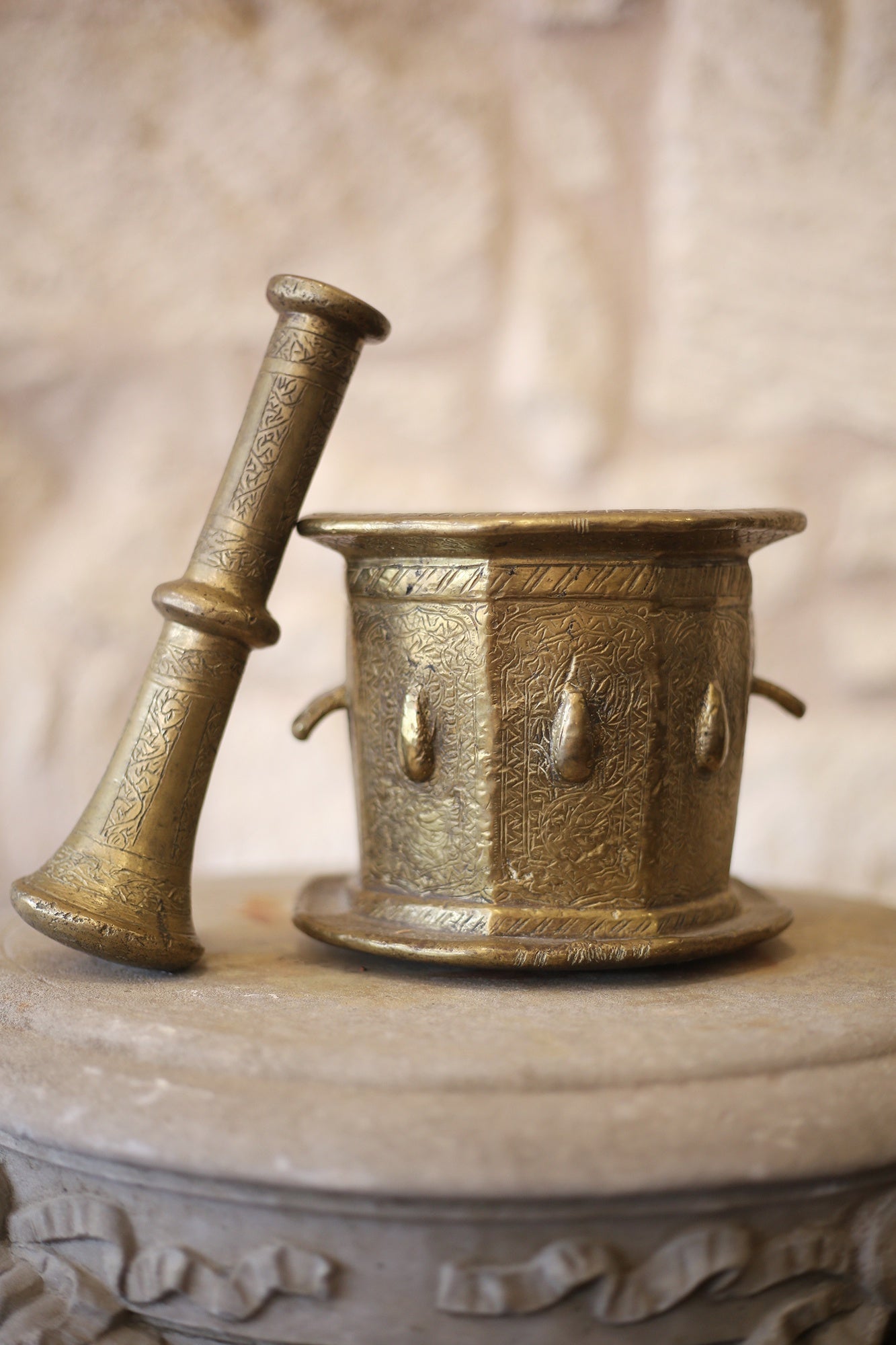 Asian Mortar & Pestle Set
