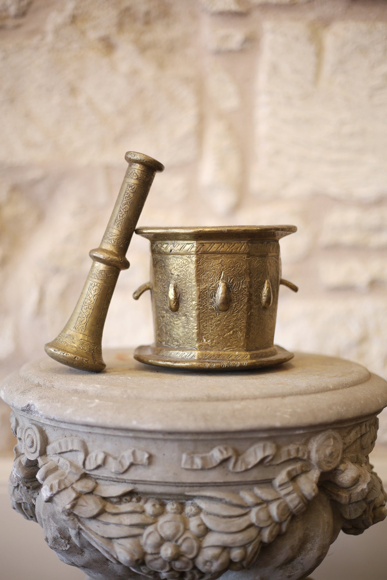 Asian Mortar & Pestle Set