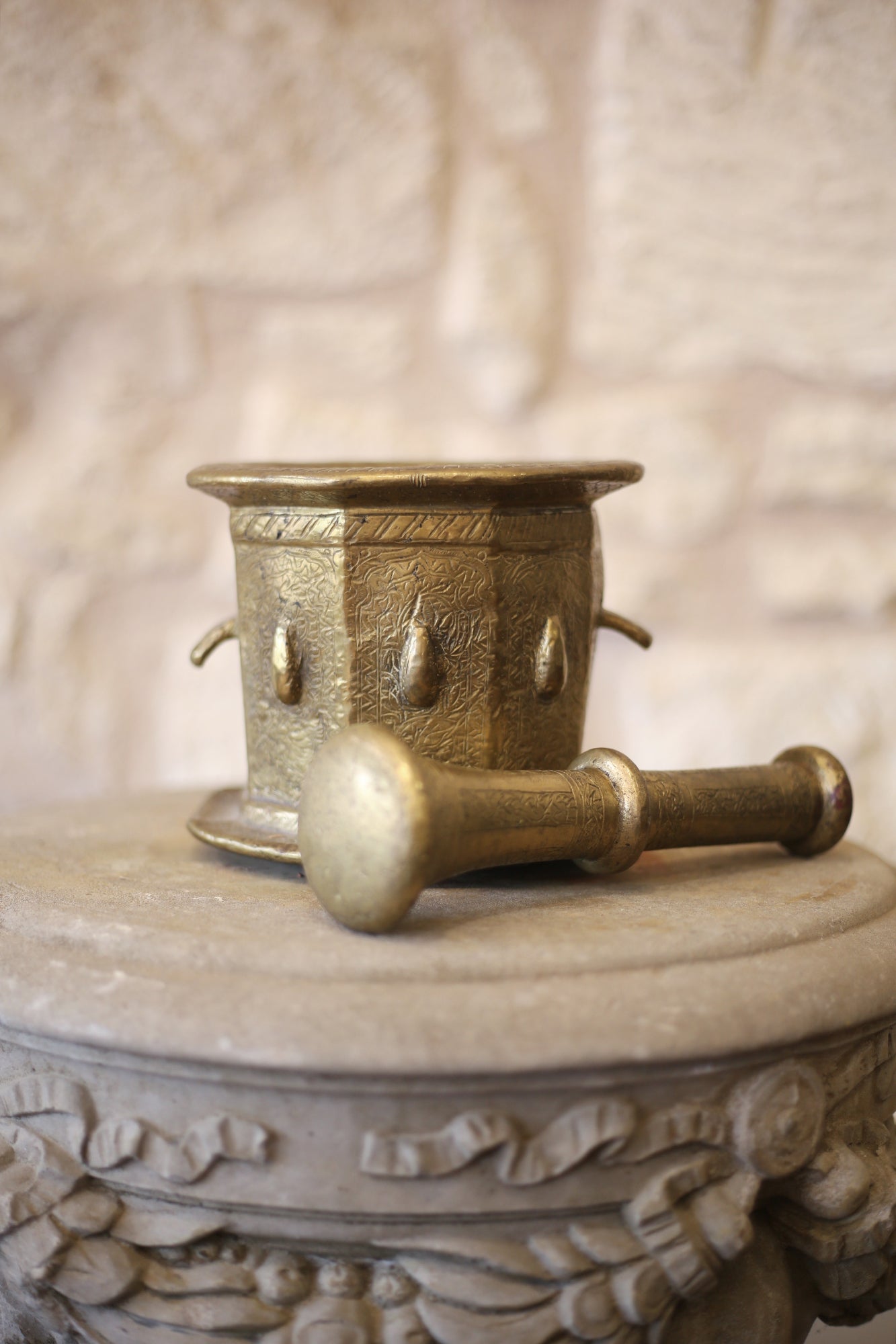 Asian Mortar & Pestle Set