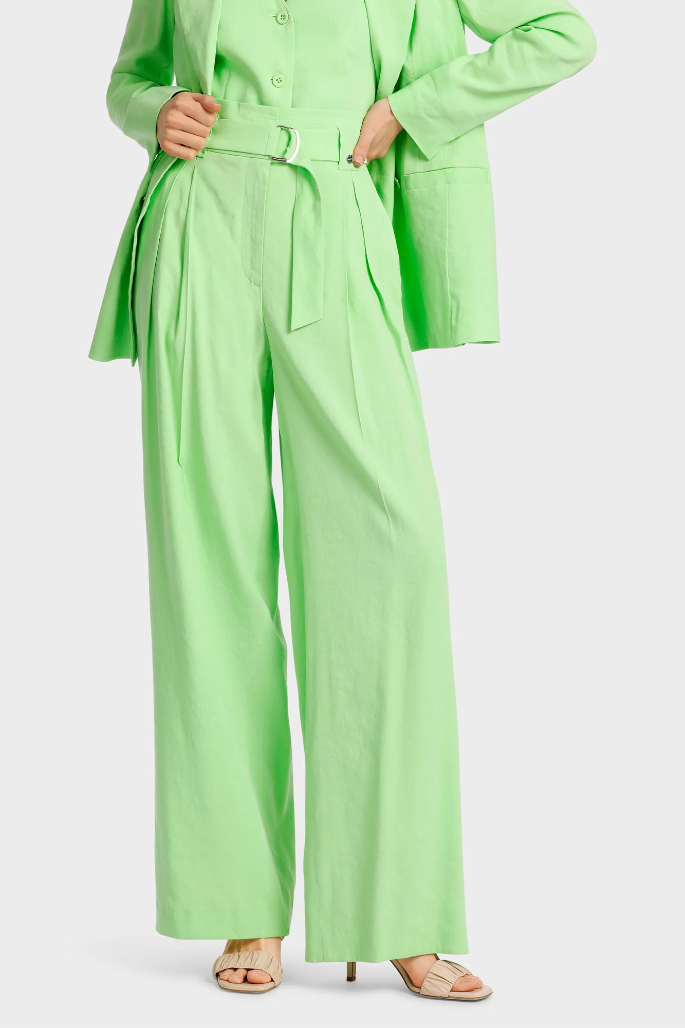 Beach House Wichita Paperbag Pants Light Apple Green