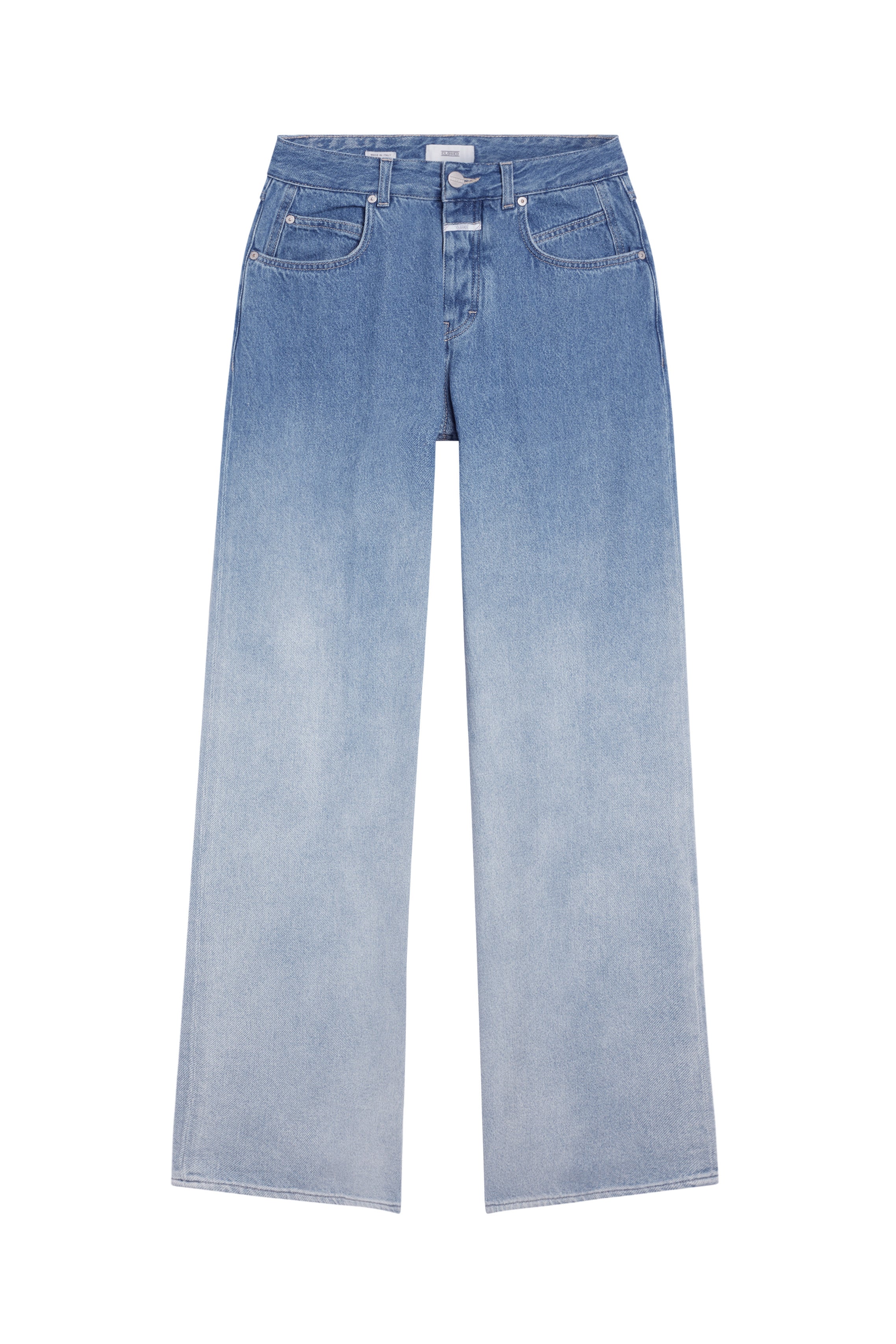 Introducing Nikka from Closed, a wide fit jean made of Italian open weave denim.
