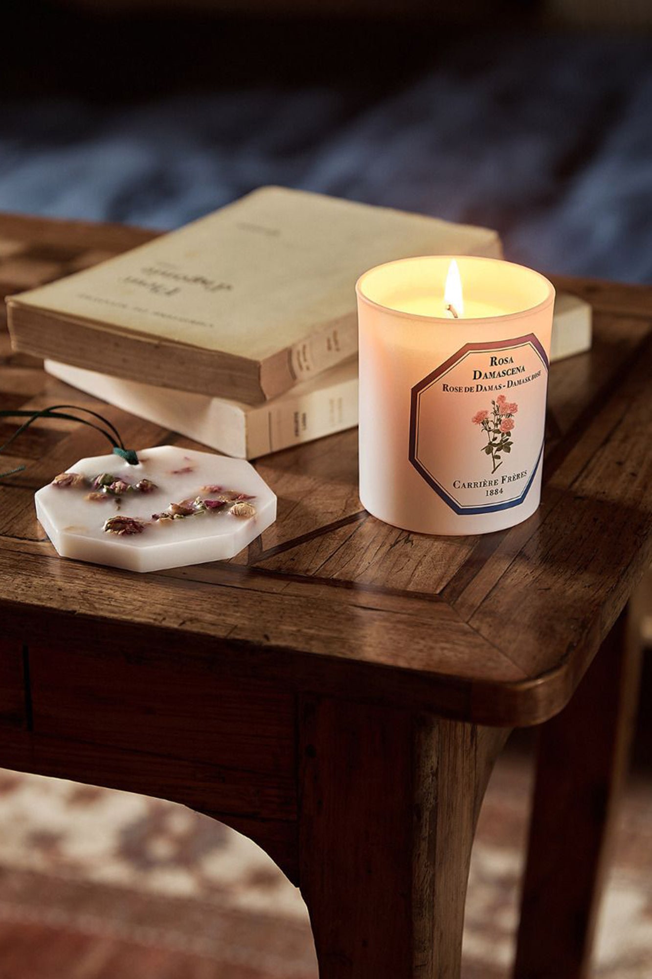 CF Candle DAMASK ROSE