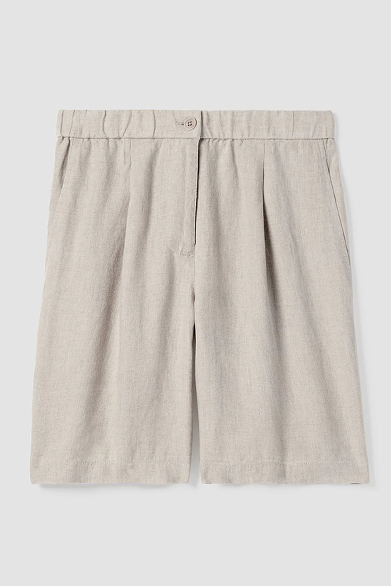 Organic Linen Shorts Undyed Natural