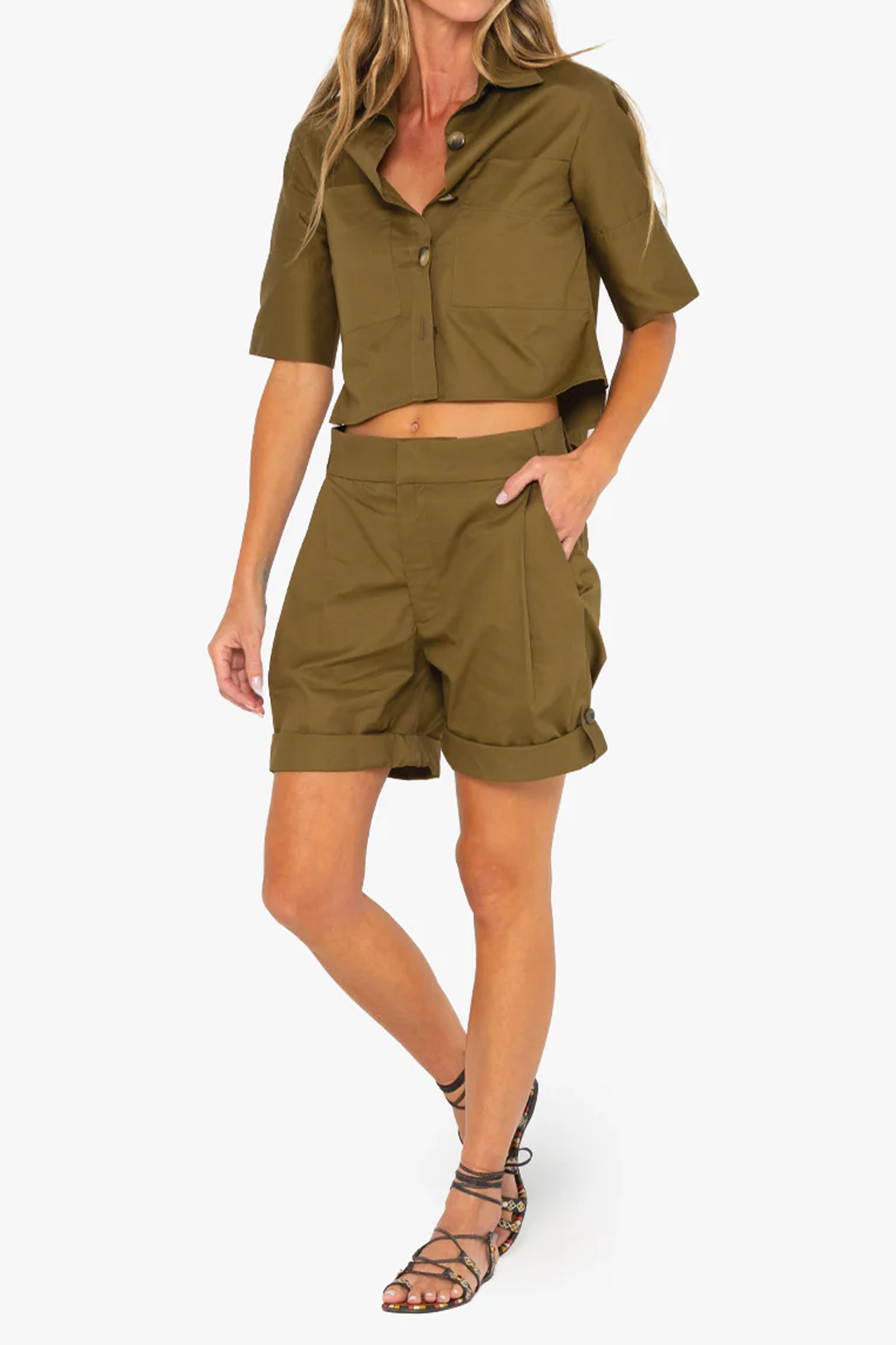 Elio Short Army Green