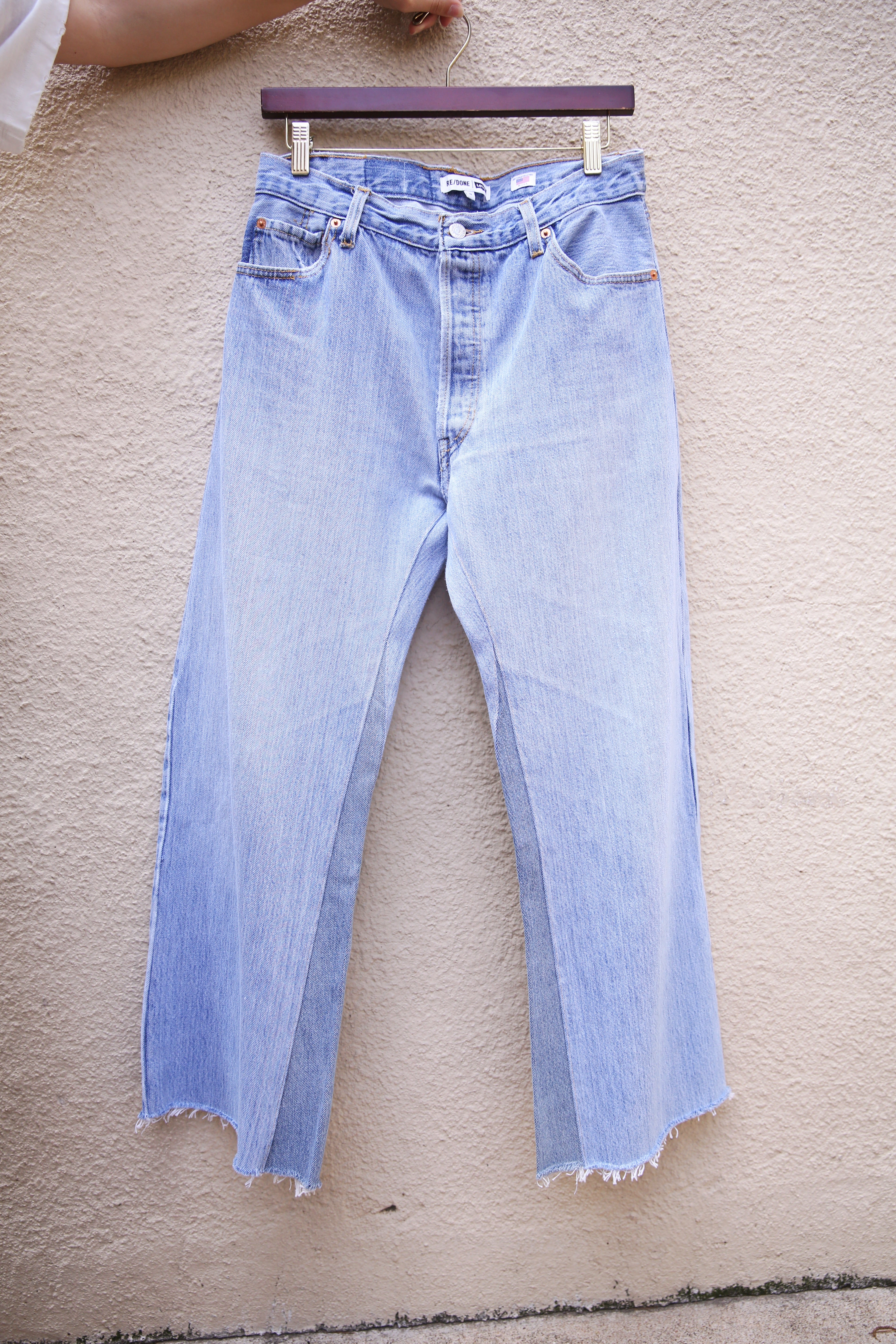 High Rise Wide Leg Crop Indigo