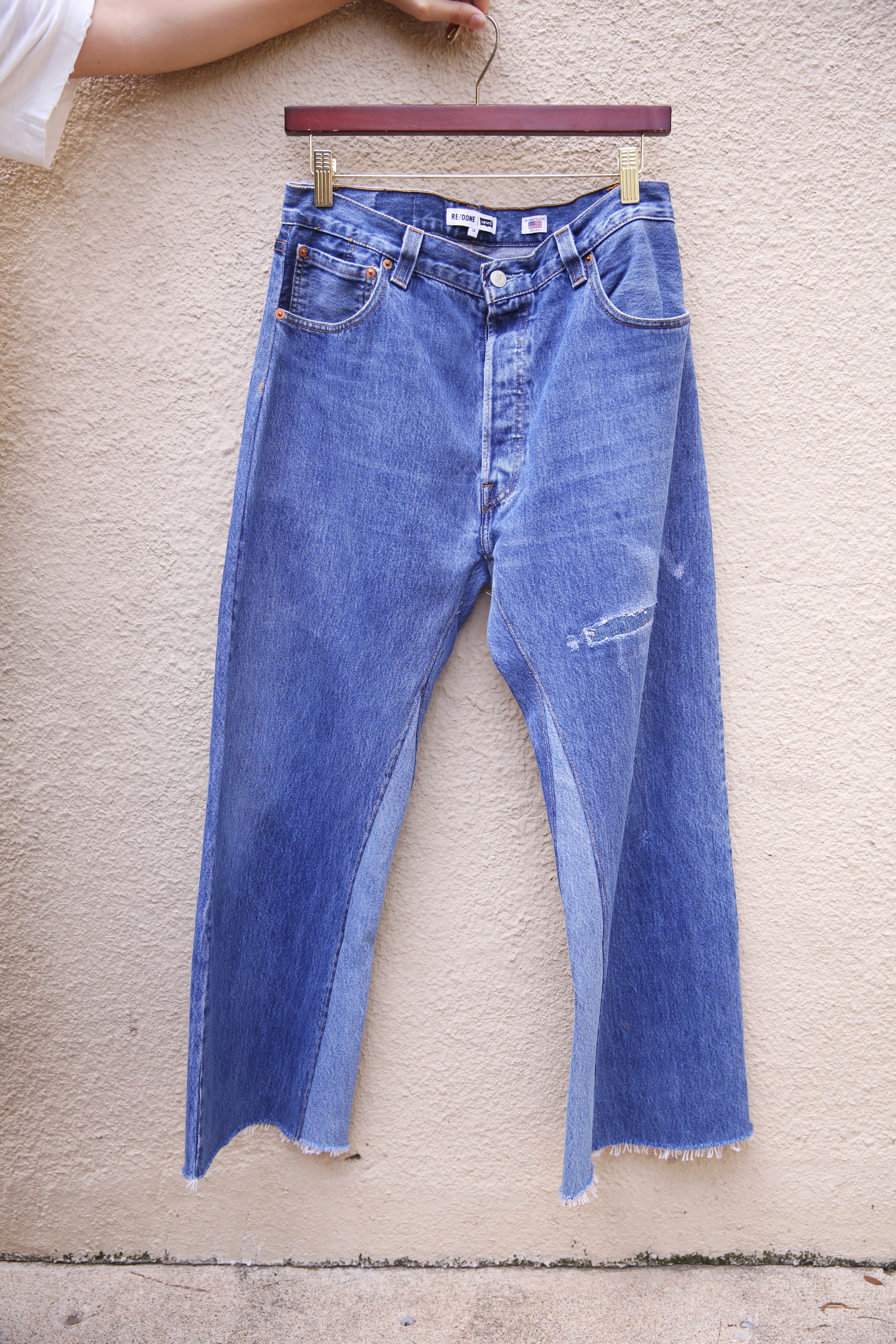 High Rise Wide Leg Crop Indigo