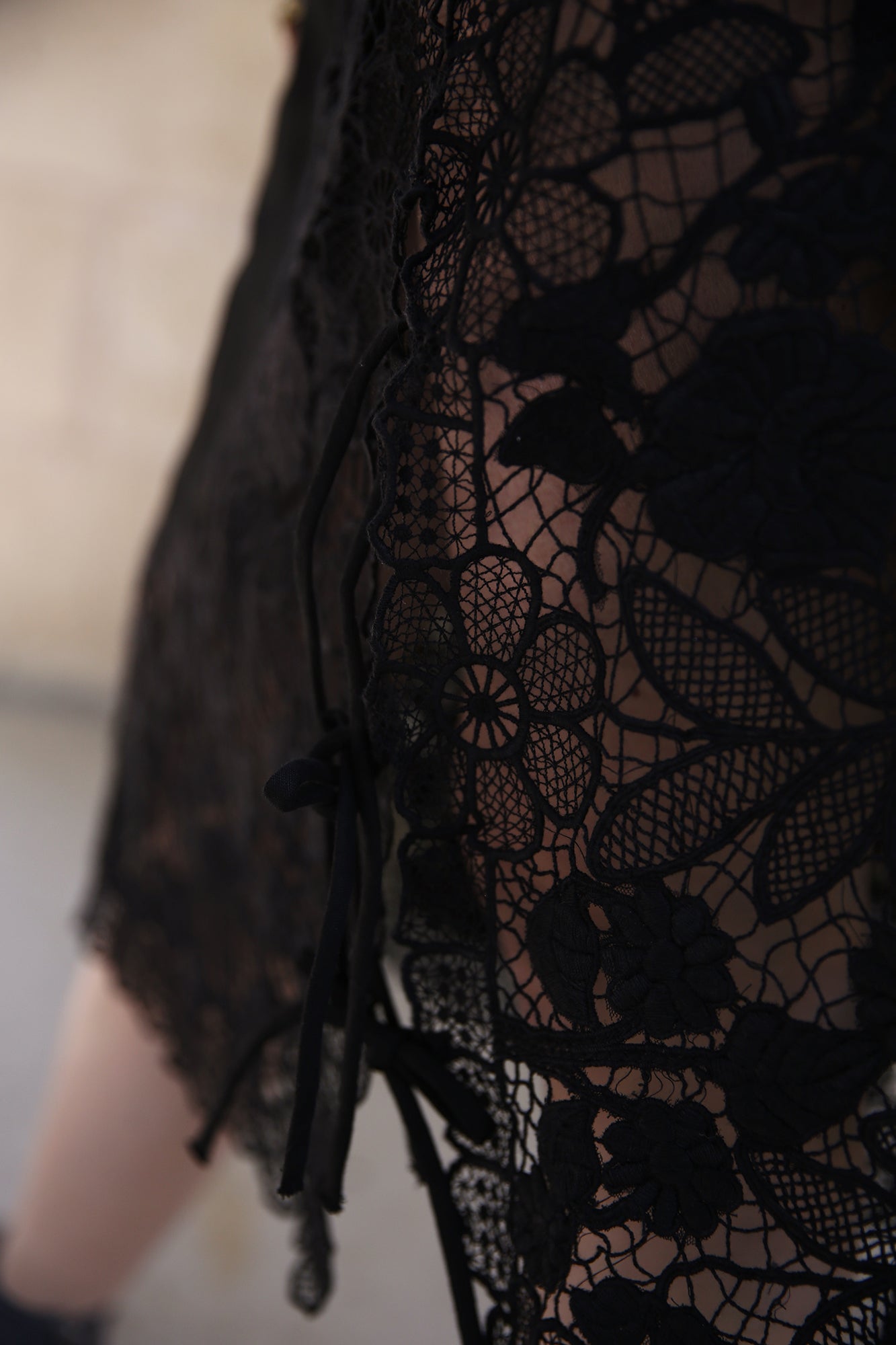 Katharine Embroidery Tie Skirt