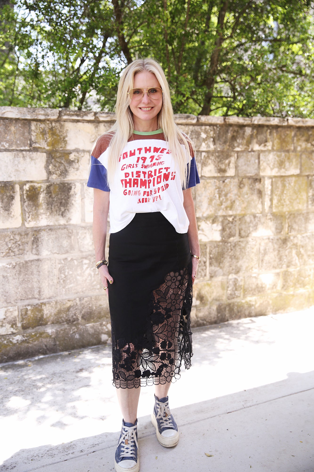 Katharine Embroidery Tie Skirt
