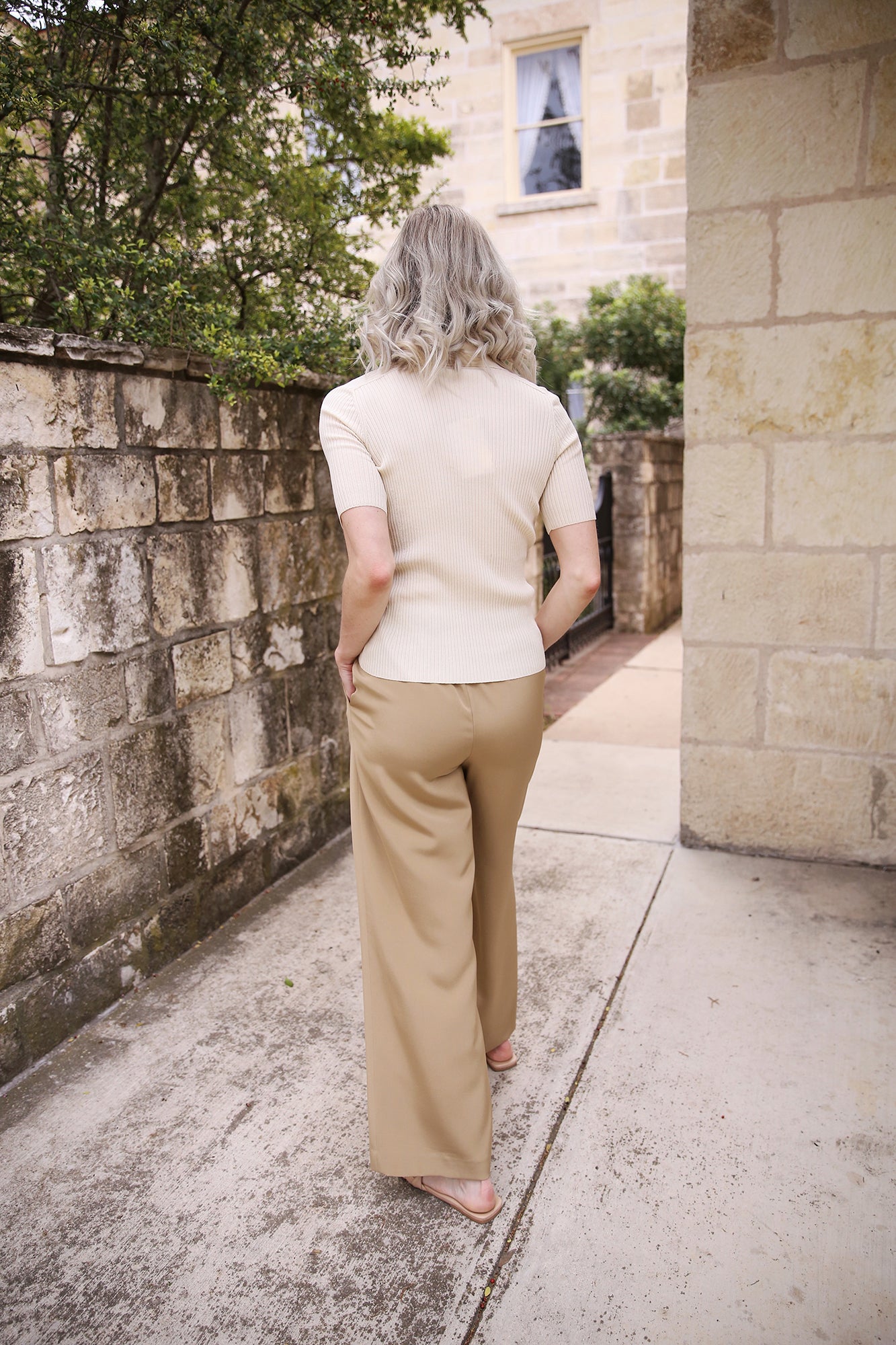 Organic Silk Crepe De Chine Perry Pant