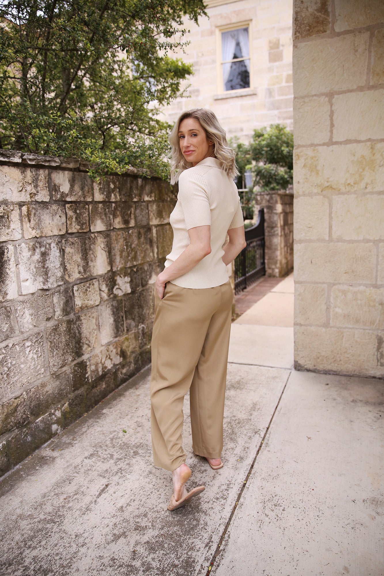 Organic Silk Crepe De Chine Perry Pant