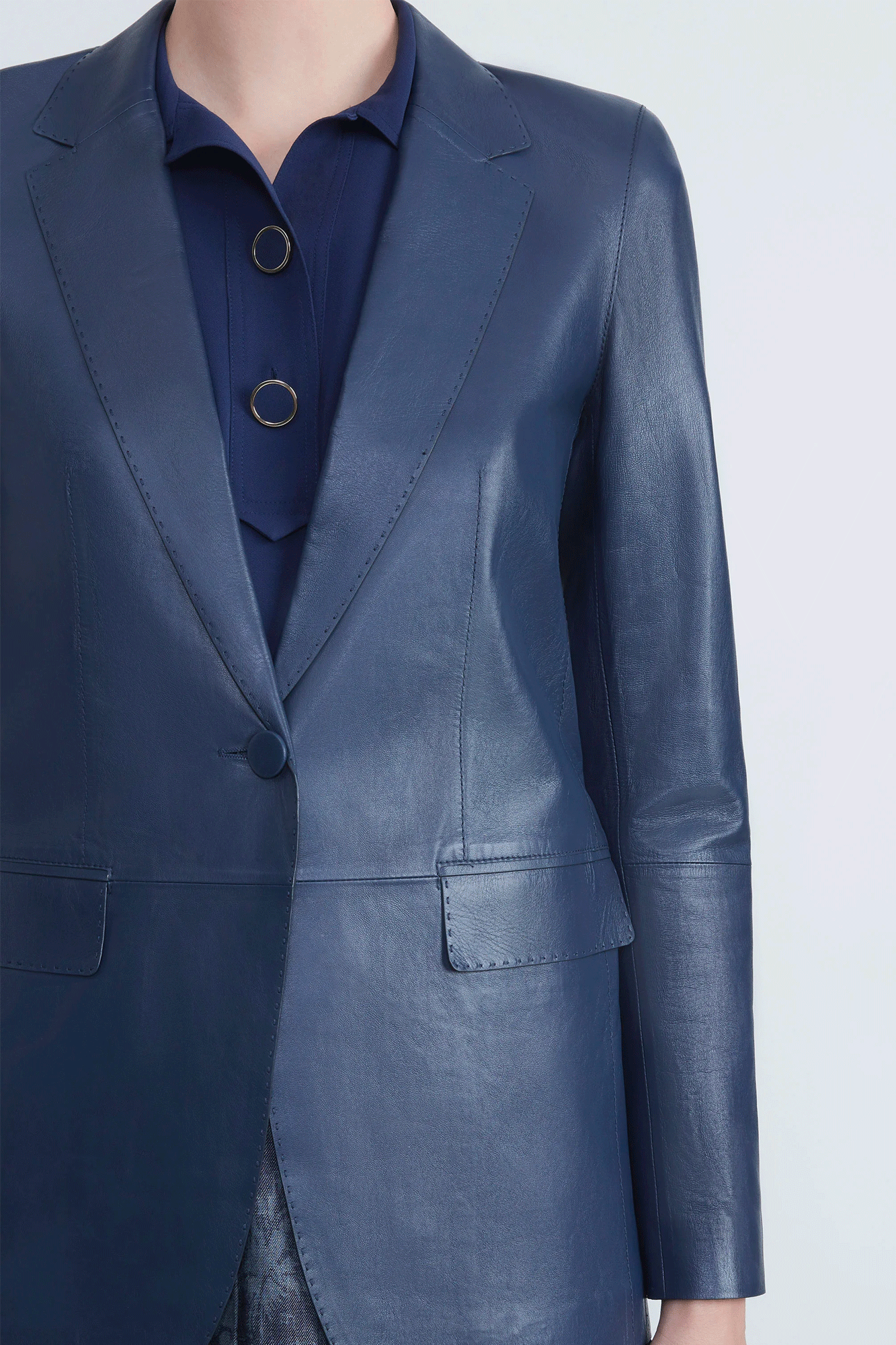 Flap Pocket Sing Blazer