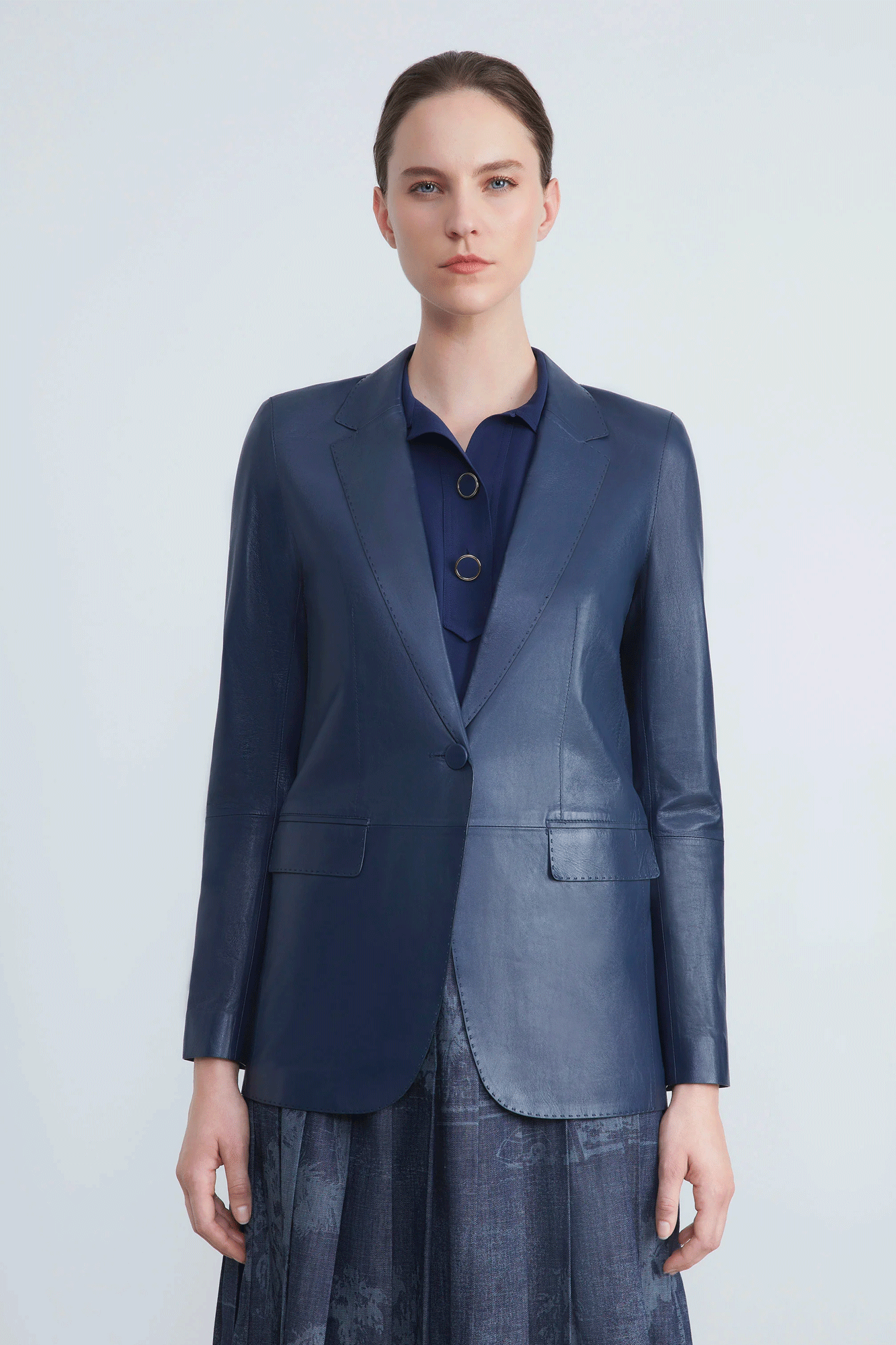 Flap Pocket Sing Blazer