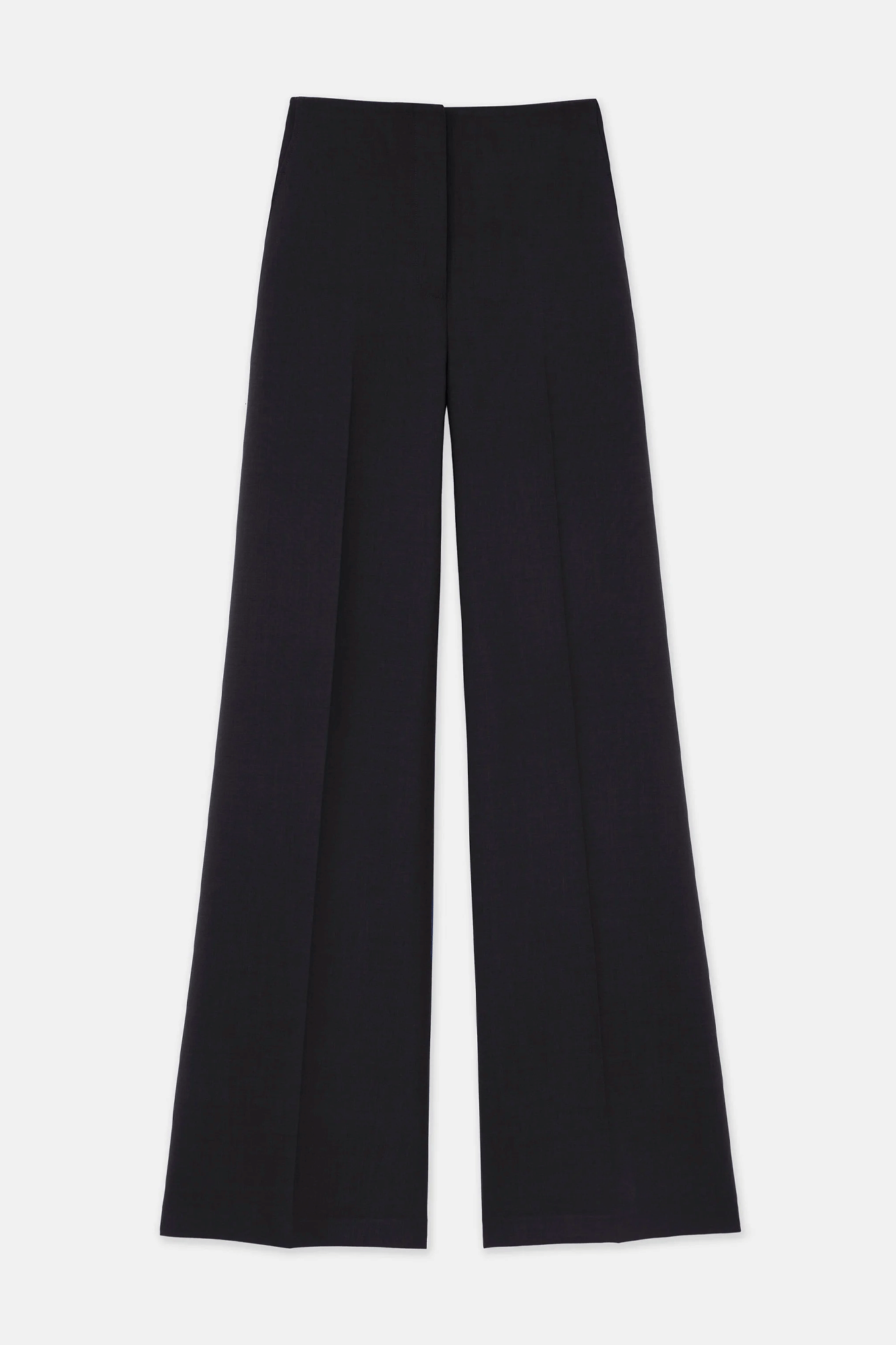 The Thames Wide Leg Pant from Lafayette 148 offers an elegant silhouette with all-day comfort. Cut from Italian double face wool fabric infused with stretch and tailored with a waist-defining high rise, these pants feature a notched waistband and back buckle tab for an impeccably polished look. Streamlined and sophisticated, you can take on the day in style.