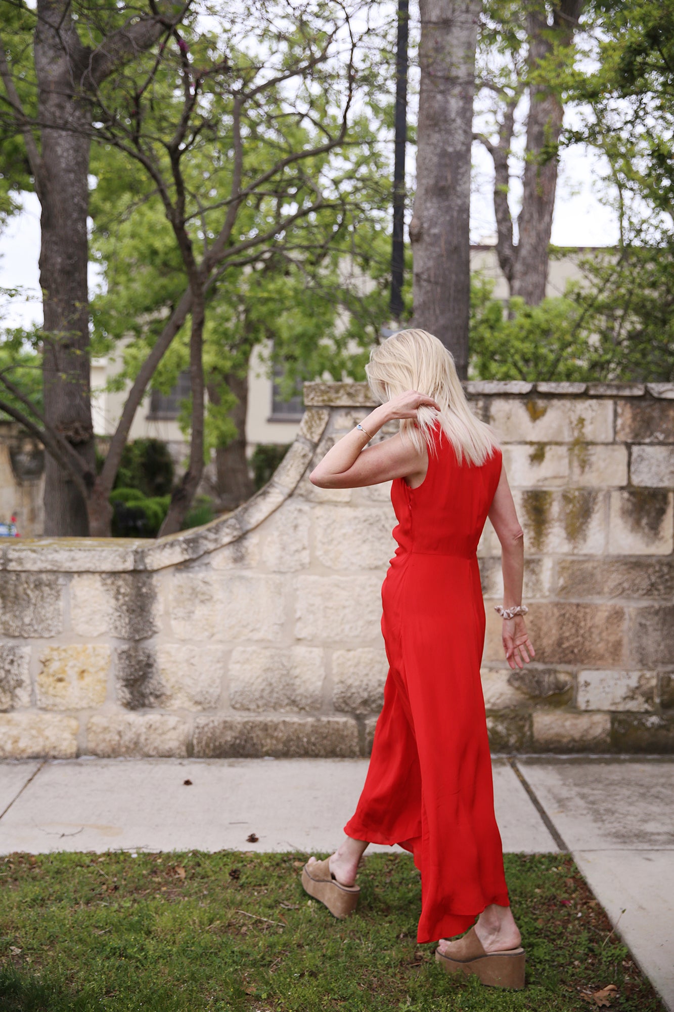 Cerviño Tora Long Dress Red