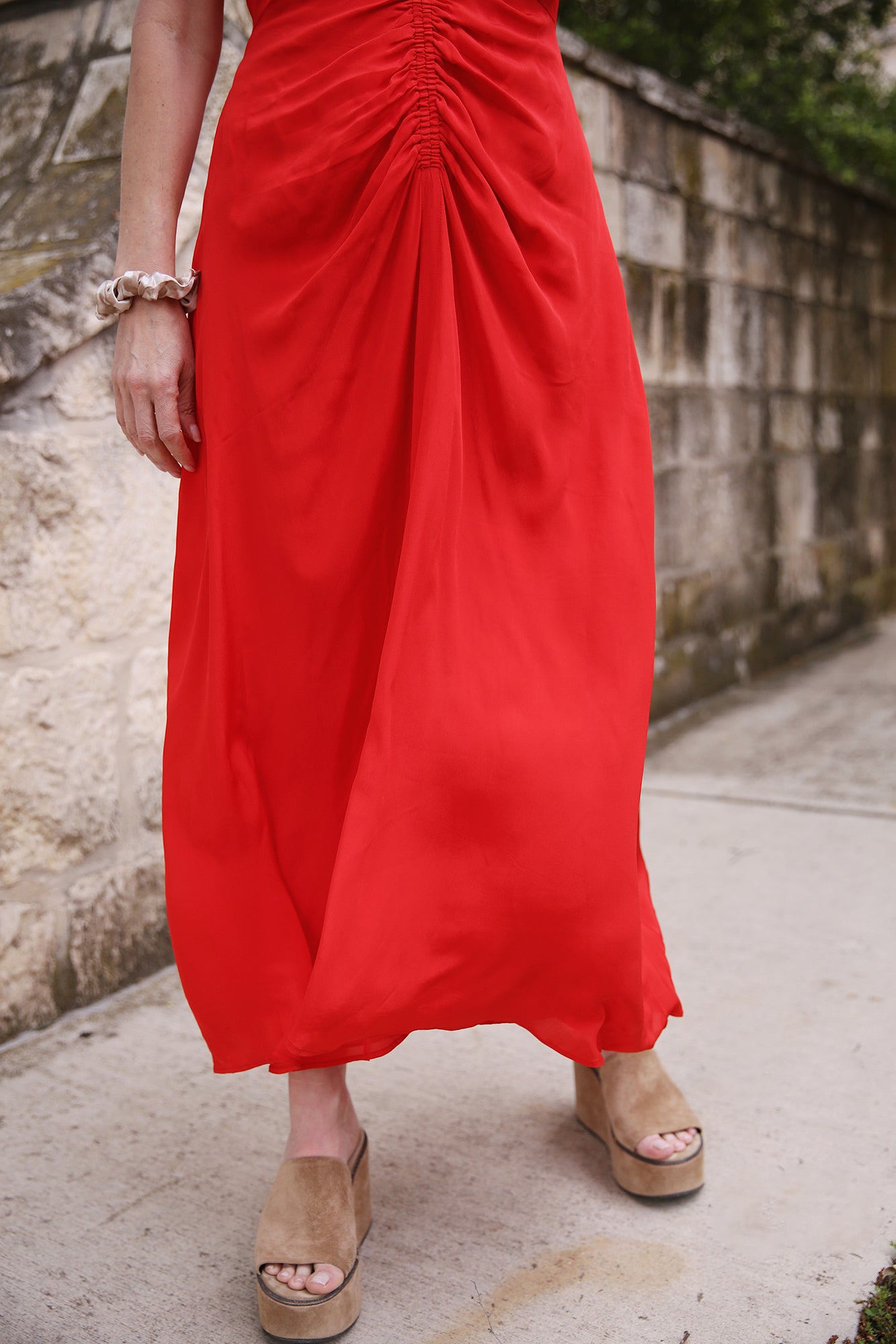 Cerviño Tora Long Dress Red