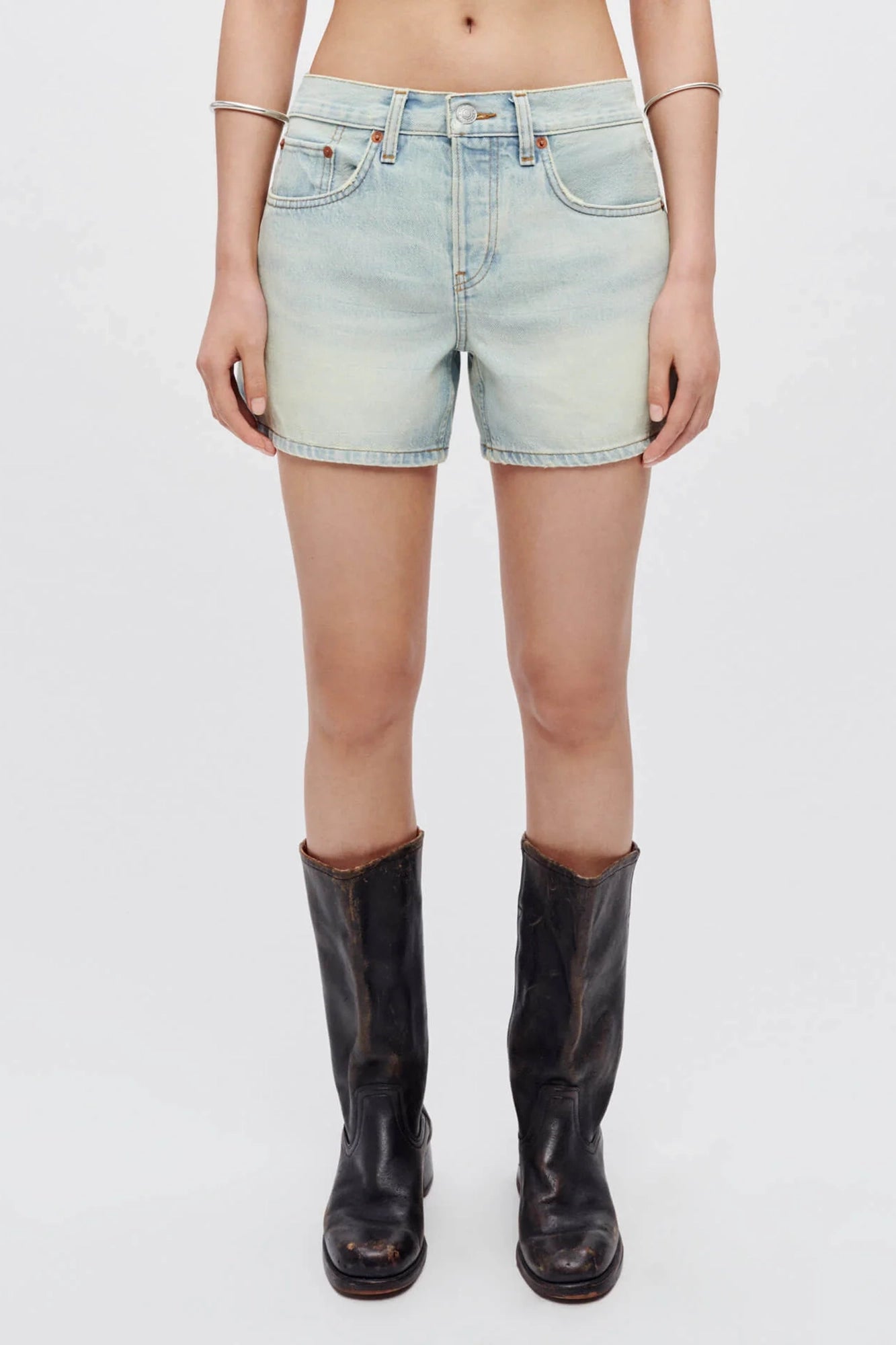 Mid Rise Boy Short Ranch Water