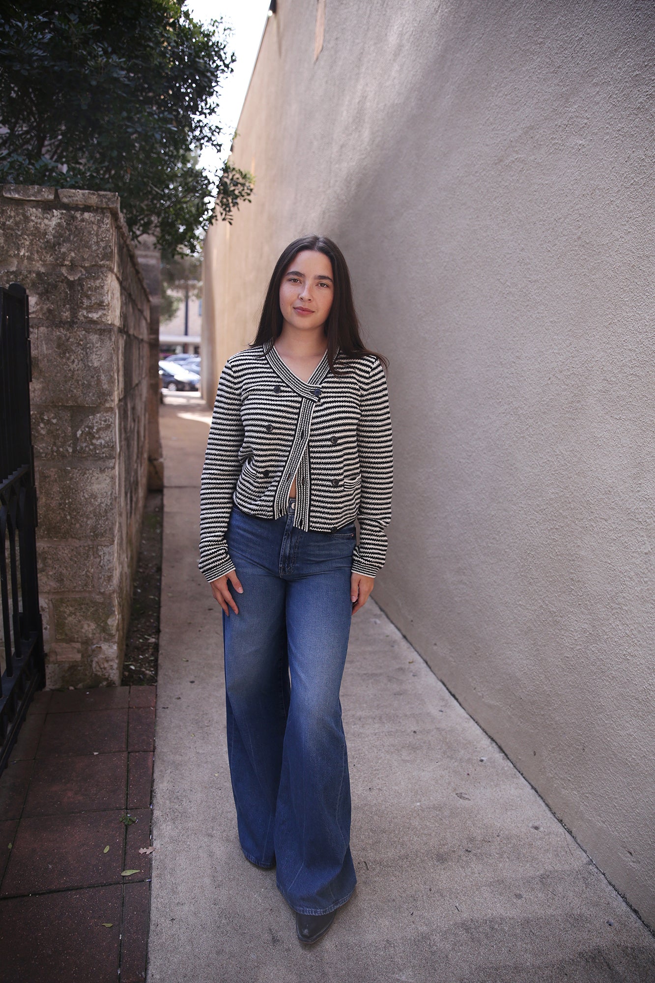 The Court Cardi Black Multi
