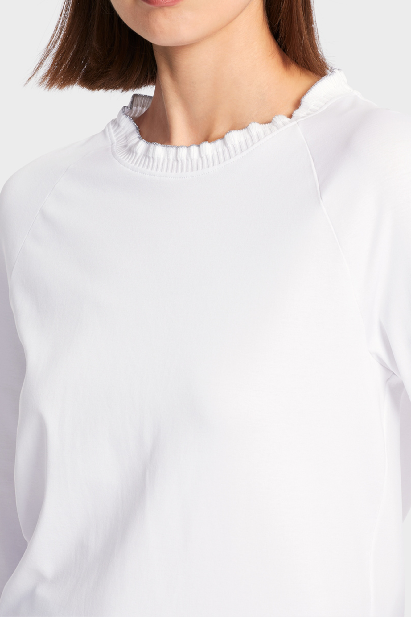 Swan Opera Frill Collar T-Shirt