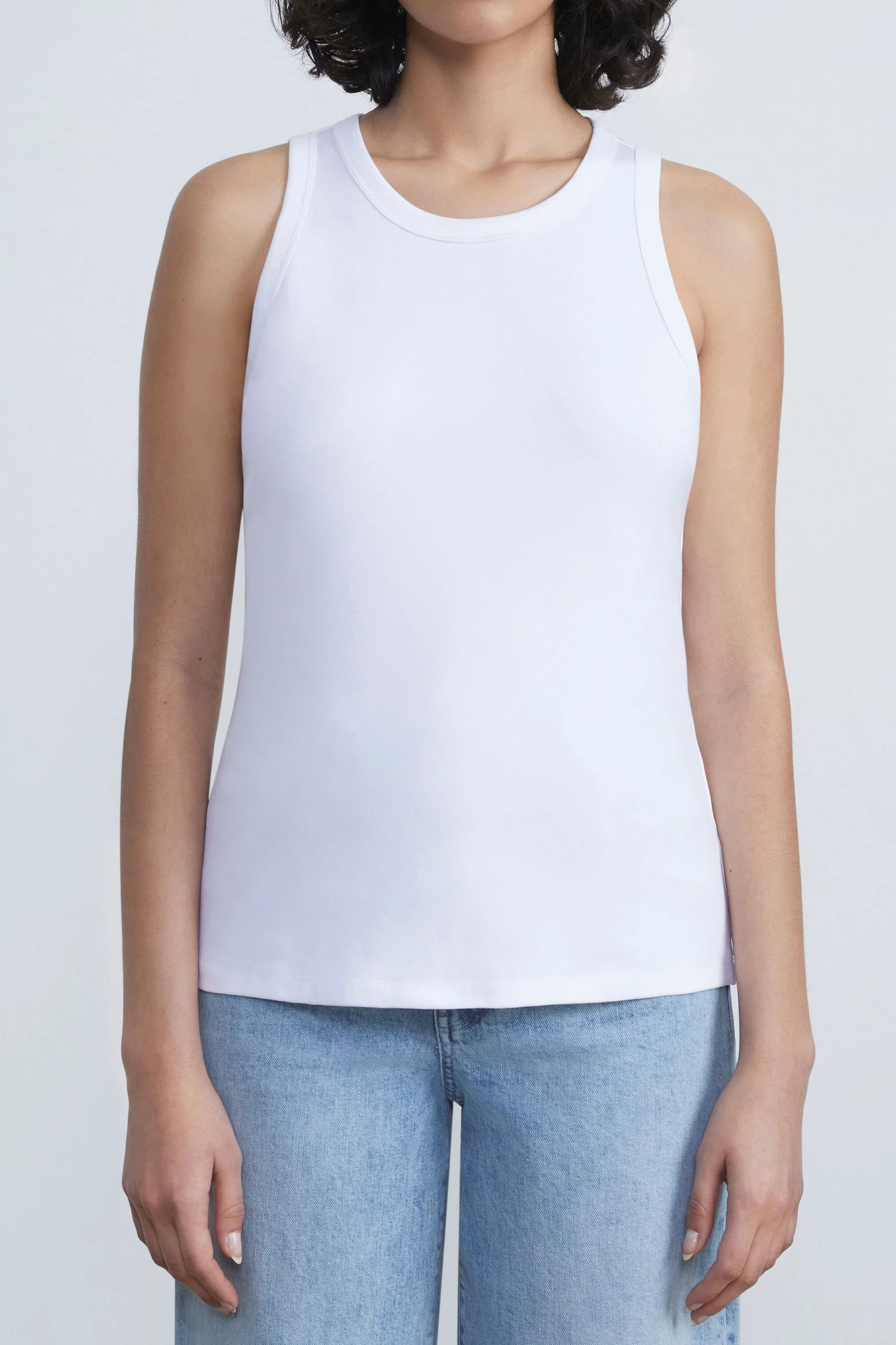 Cotton Rib Racerback Tank