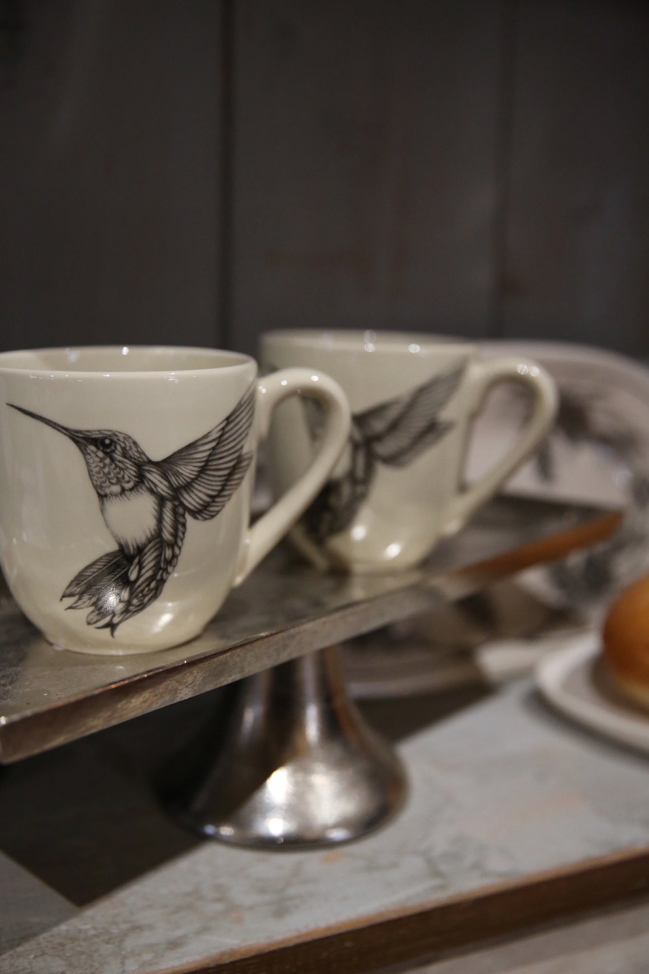 ZINDEL Mug Hummingbird #4 - White