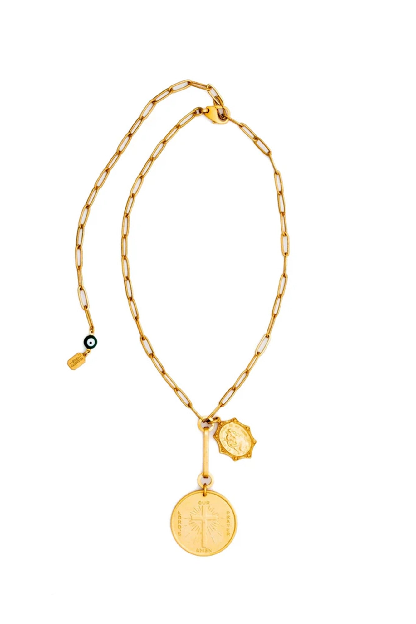 St. Christopher Necklace Gold