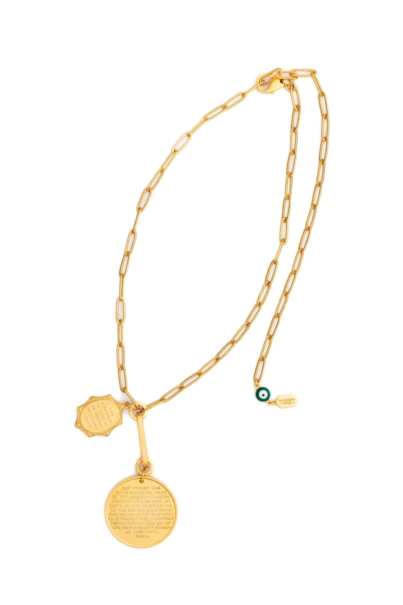 St. Christopher Necklace Gold