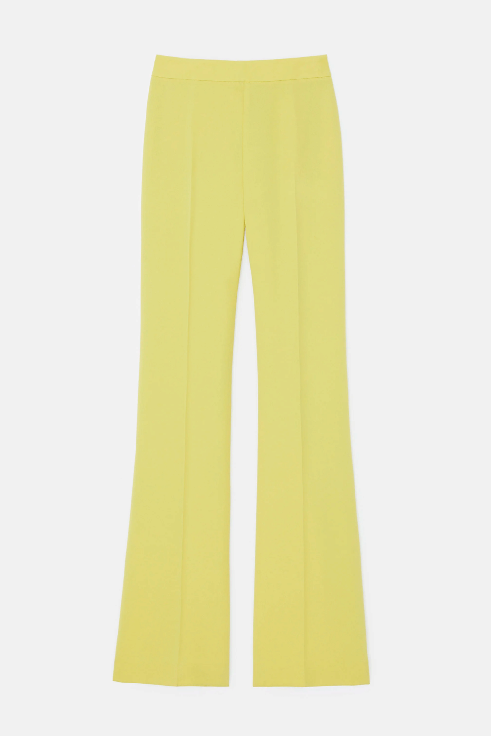 Be fashion-forward with the Gates Side Zip Flare Pant from Lafayette 148. Crafted from House Finesse Crepe fabric, this pant features an elongated length, high rise silhouette and a clean side zip. 