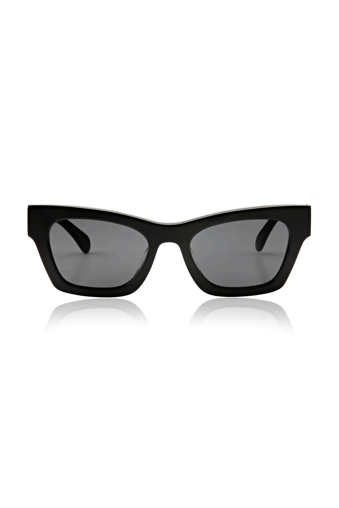 Rue Saint Benoit from Oscar x Frank is a unisex handcrafted frame with bold thick Italian acetate in sleek gloss black. Designed for long-term durability in the OXF in-house design lab, this SS/22 style is perfect for making a statement.