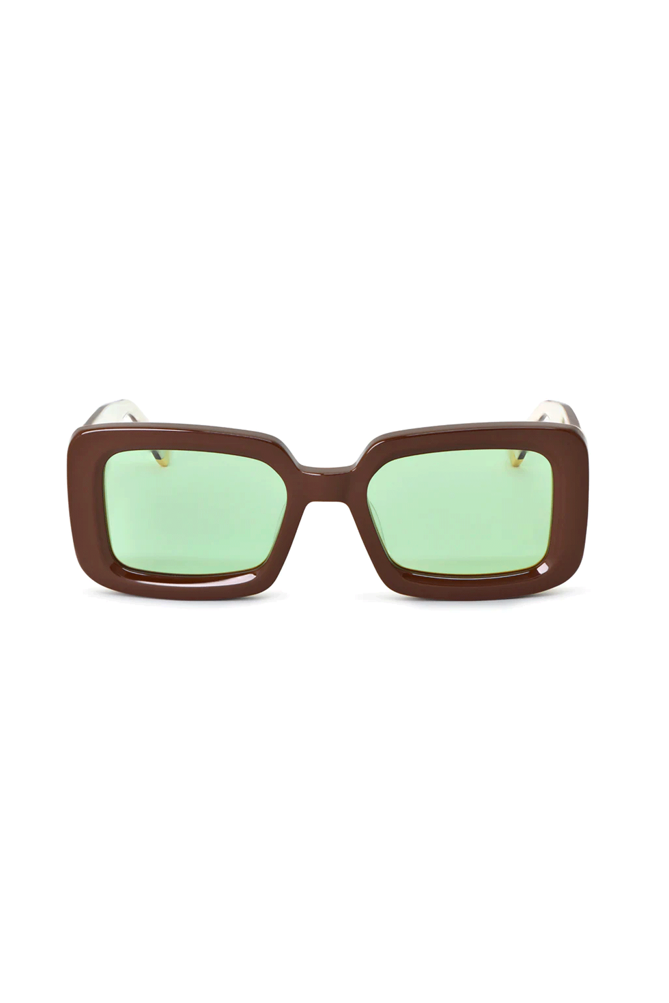 Las Palmas - Brown/Cream sunglasses from Oscar x Frank combine classic frame design with contemporary materials. The lightweight frames combined with the blocking lenses provide protection from the sun’s harmful rays while looking stylish.
