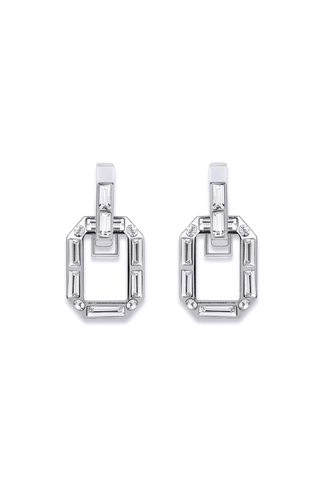 Rue de la Paix Grande Link Silver Earrings