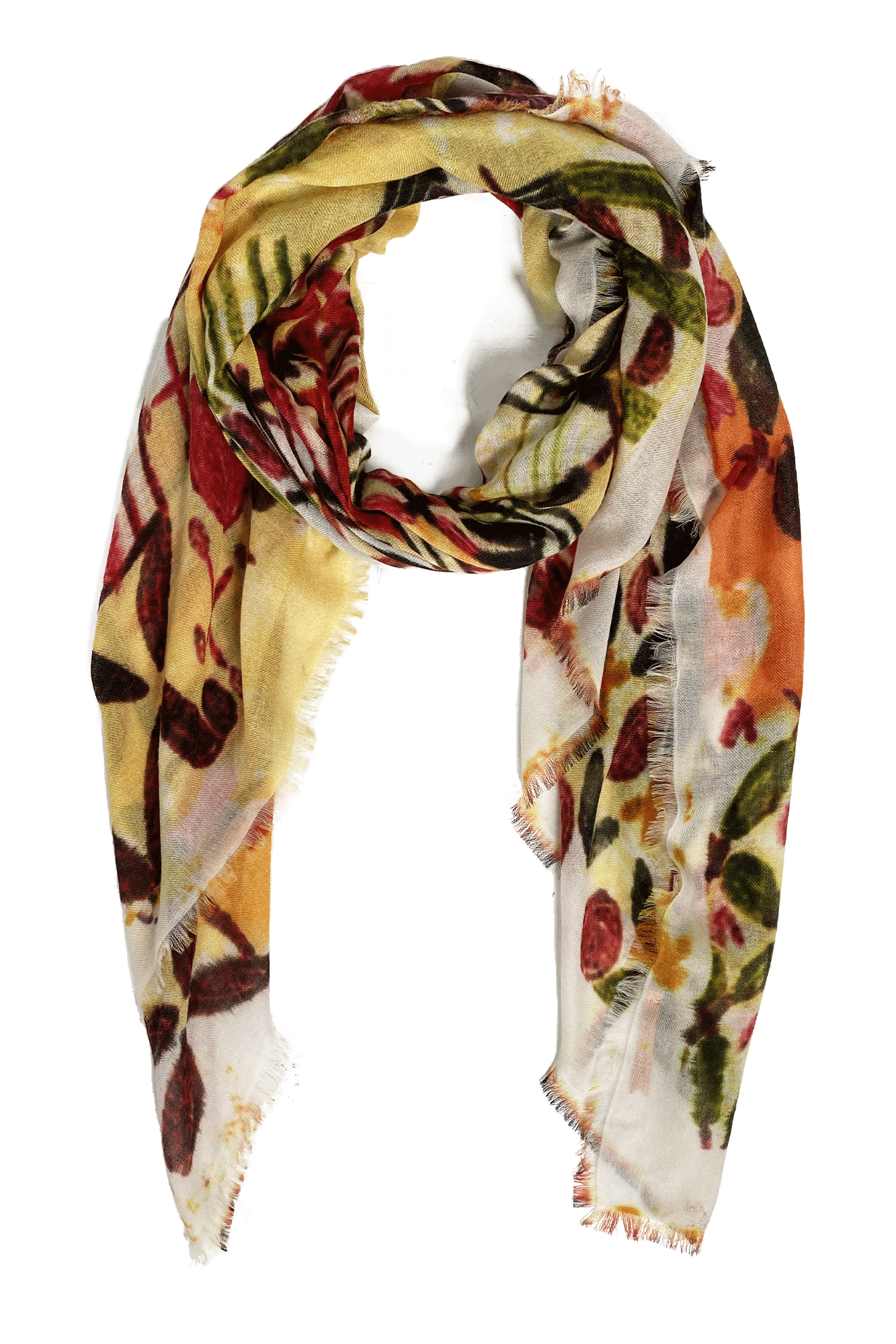 Stay stylish and comfortable with the Happy Yellow/Red Scarf from Ama Pure. This dual-colored scarf features a bright yellow shade on one side and a striking red shade on the other to add a vibrant touch to any look. This scarf is sure to keep you cozy and warm.