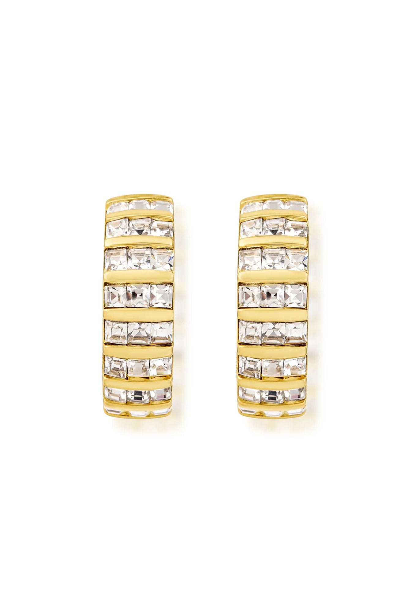 MARGARITA ON THE ROCKS Medium Hoop Earrings