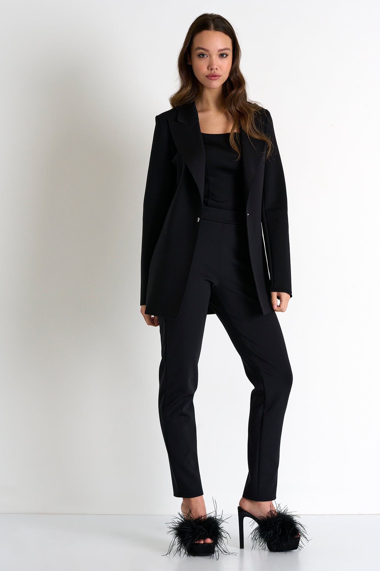 The Sofia Straight Trouser is the perfect choice for modern, sophisticated style. 