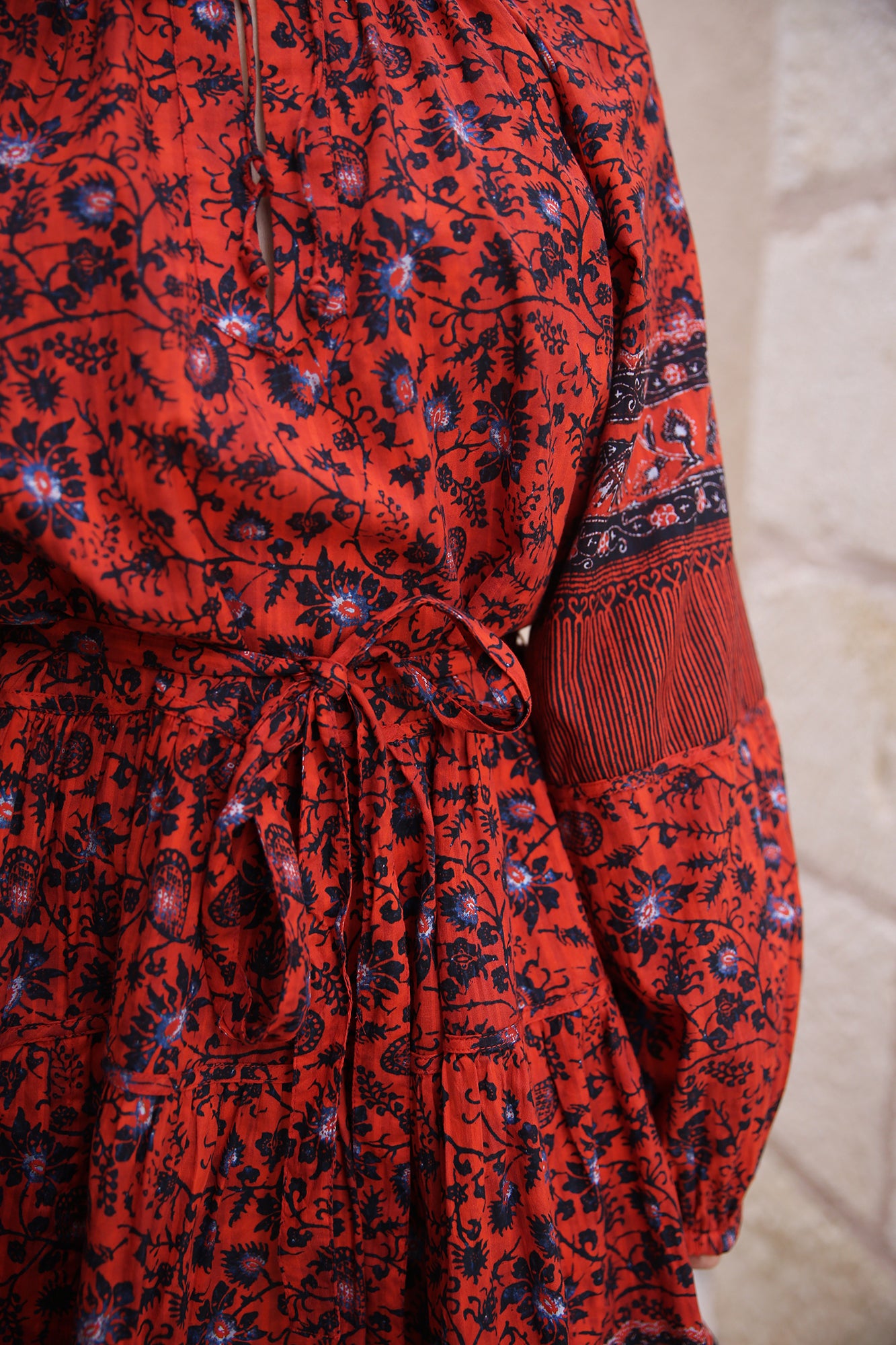 Abri Vine Batik Dress