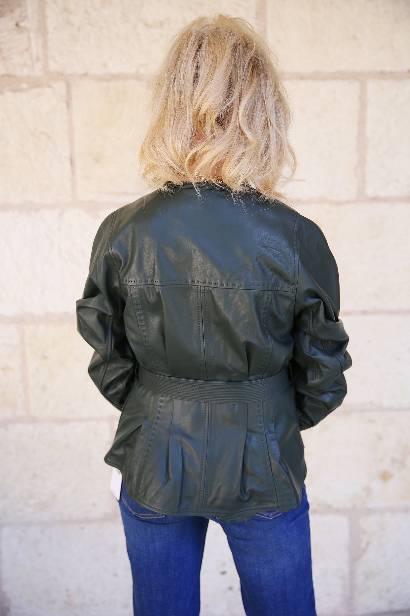 Aidan Lambskin Jacket Jasper