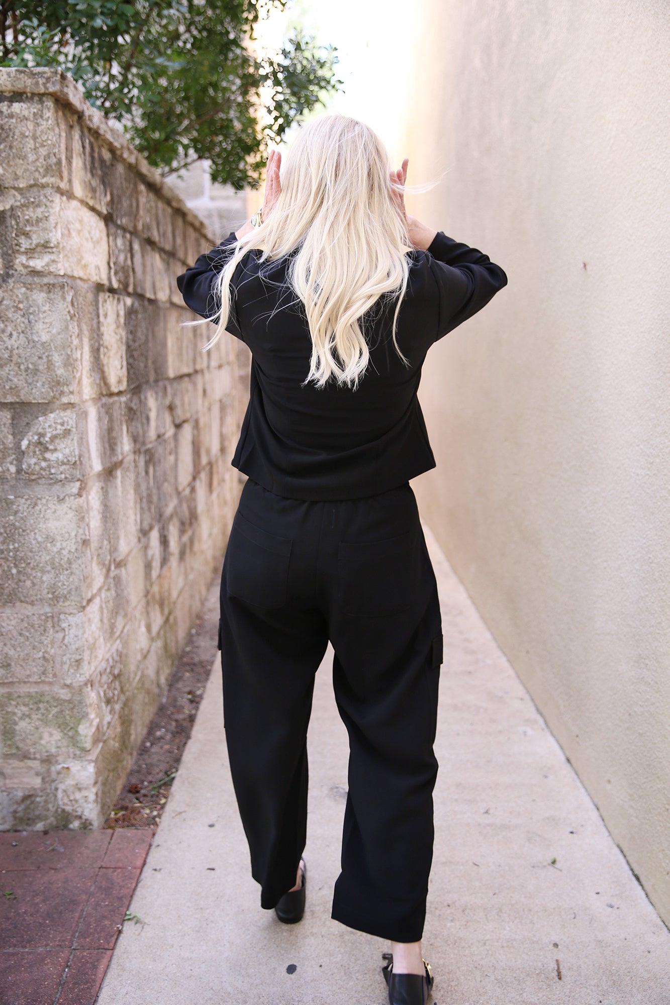 Arielle Balloon Pant Black