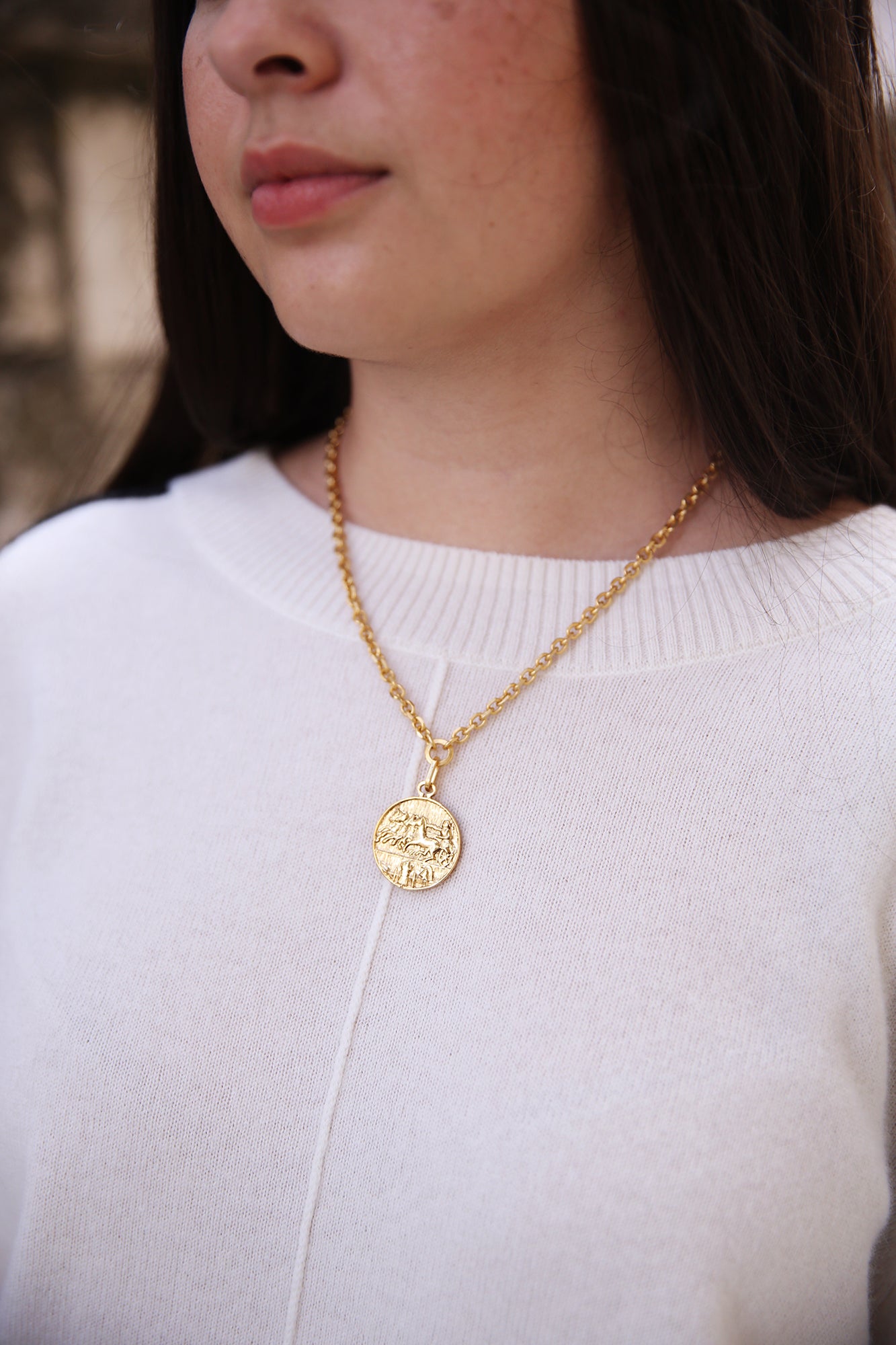 Braelynn Necklace Gold