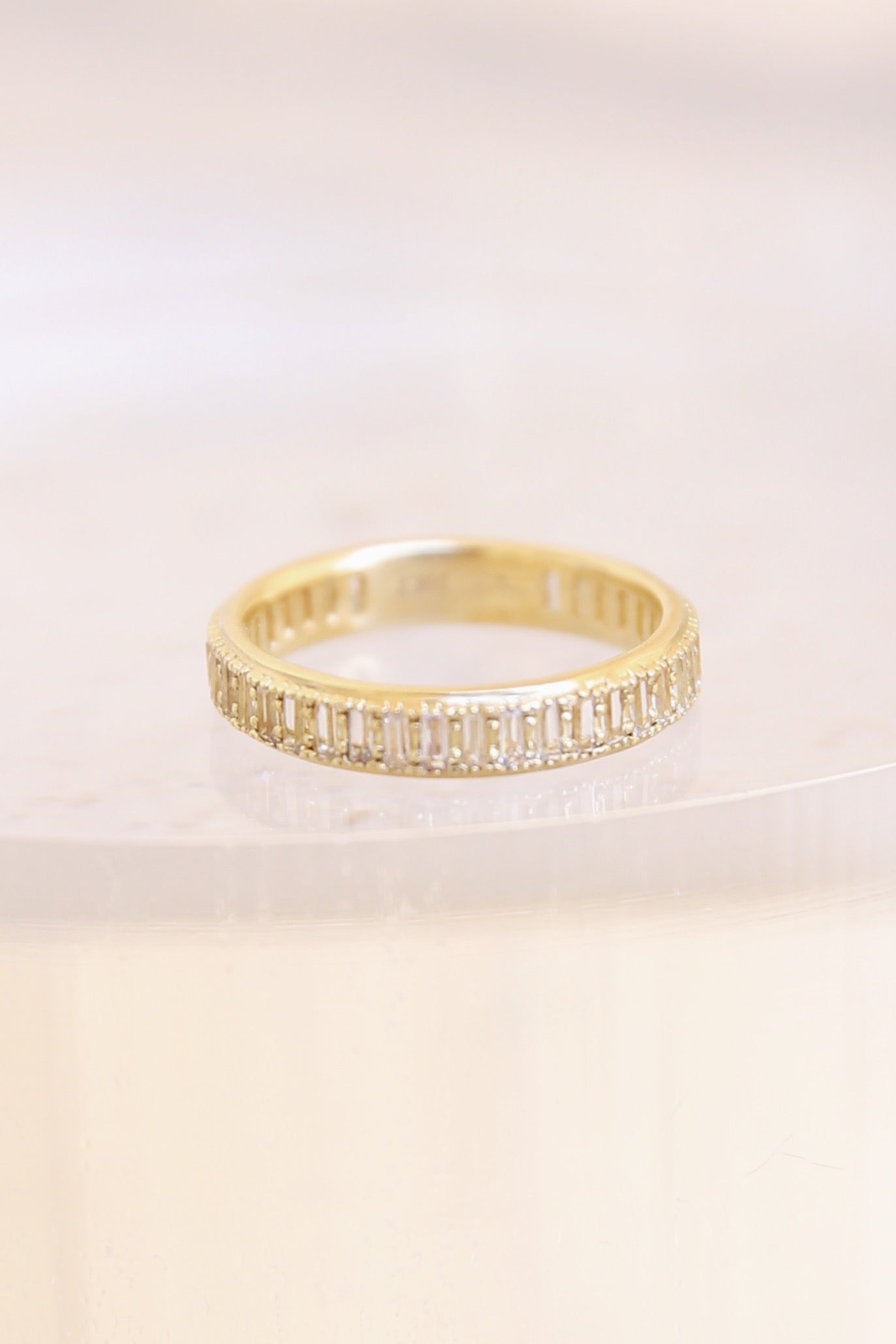 Baguette Stack Band Ring