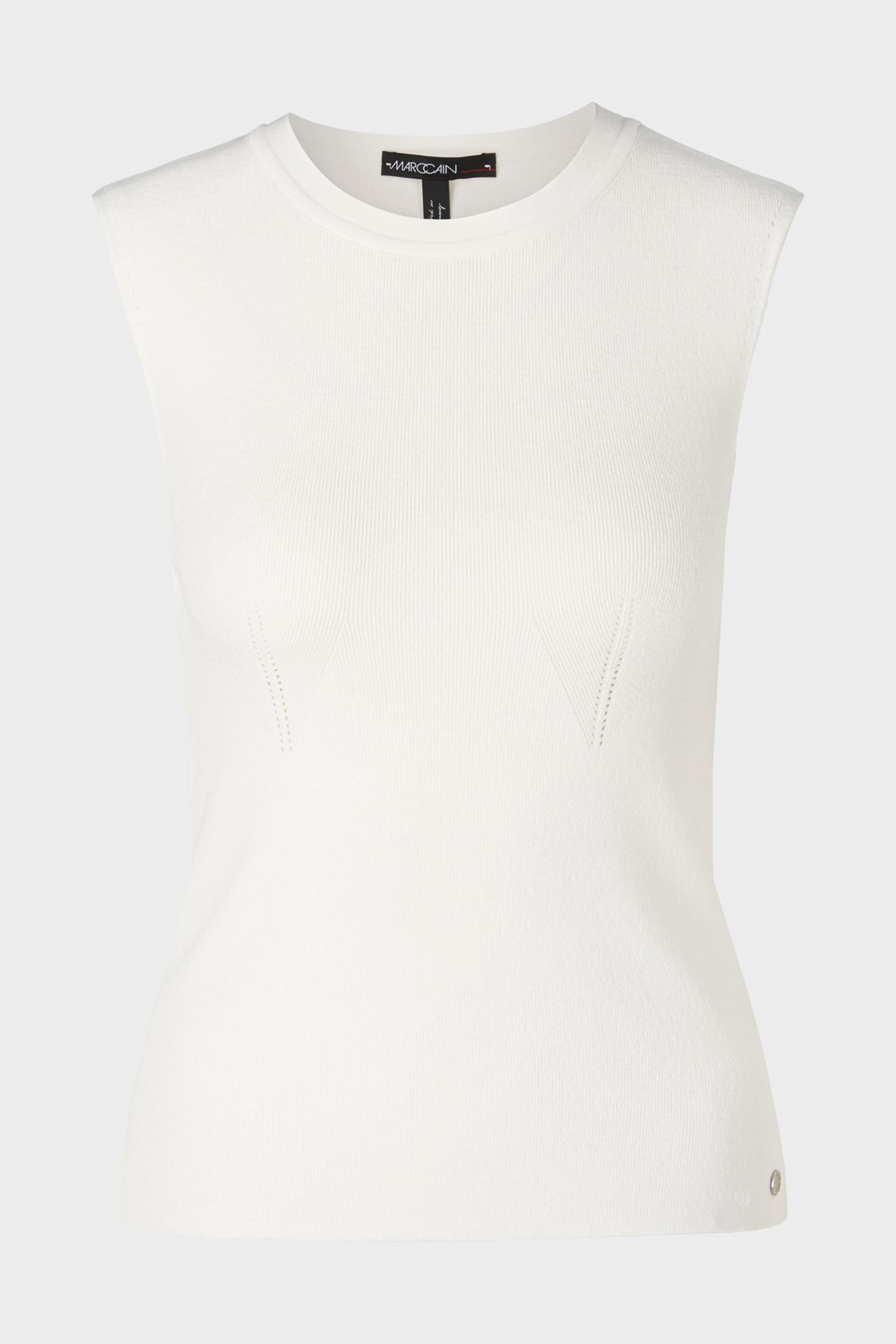 Beach House Sleeveless Top Knitted in Germany Off-White