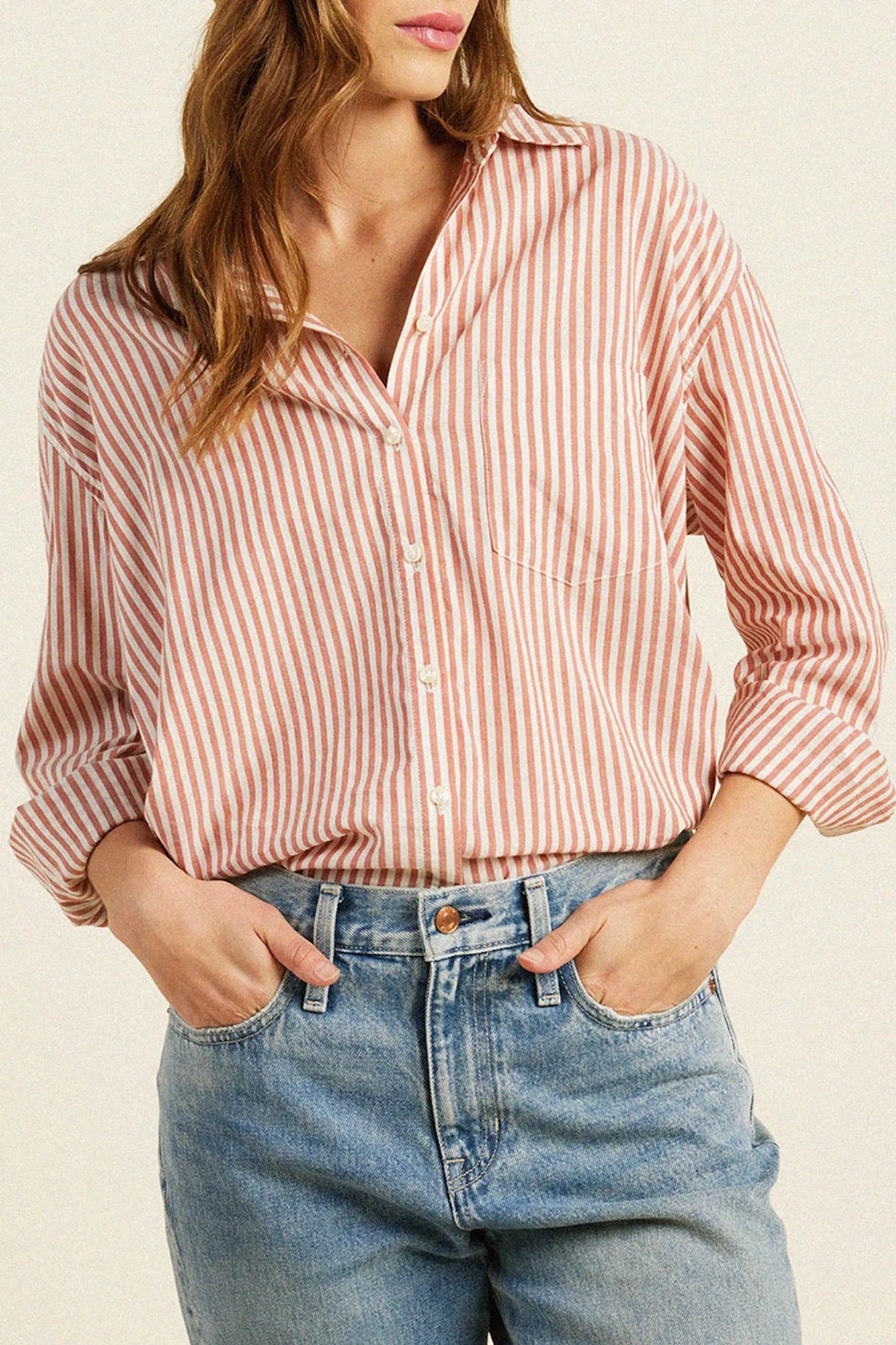 Blake Oversized Shirt Brandy Shirt