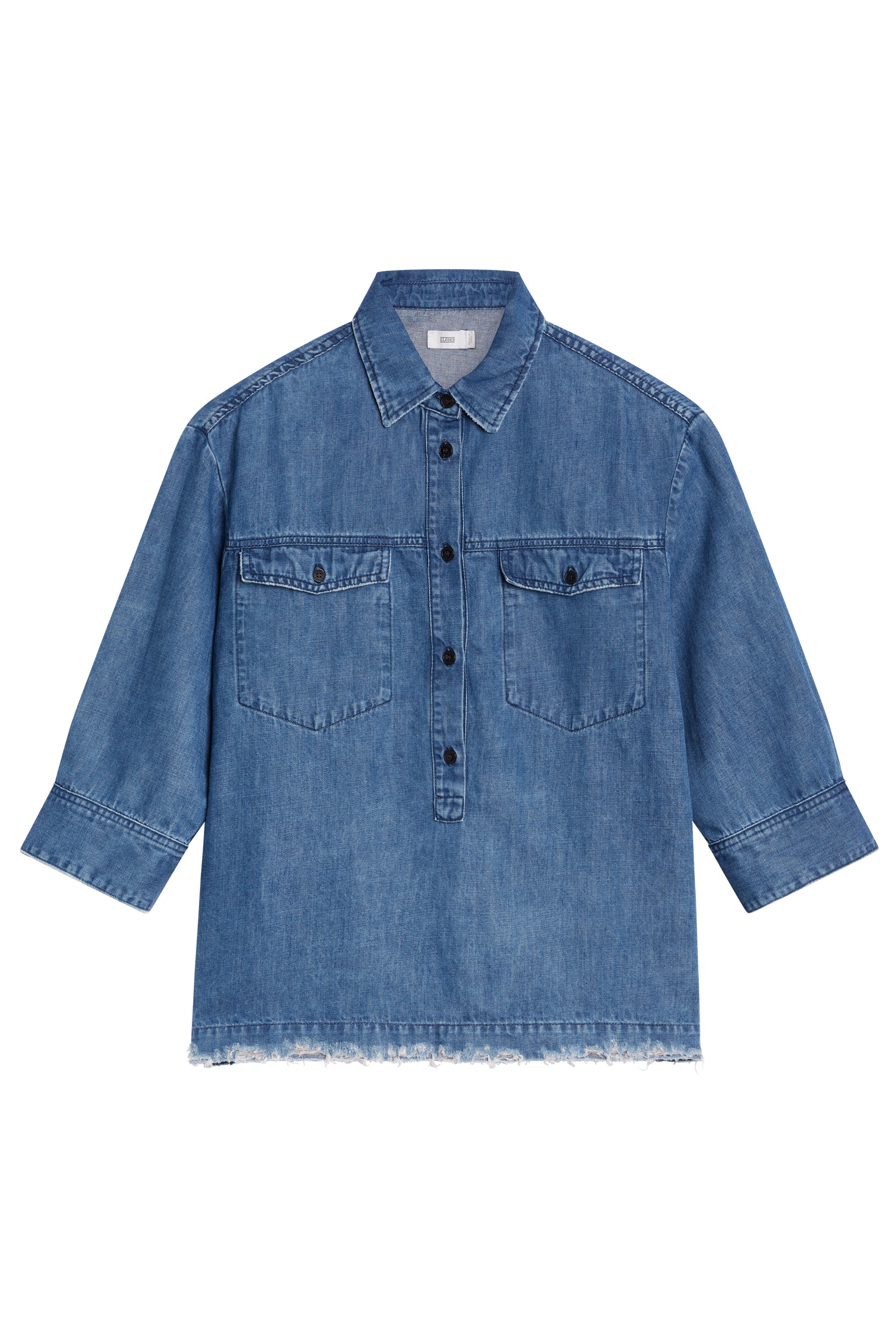 This denim top from Closed is a fashionable addition to any wardrobe. 