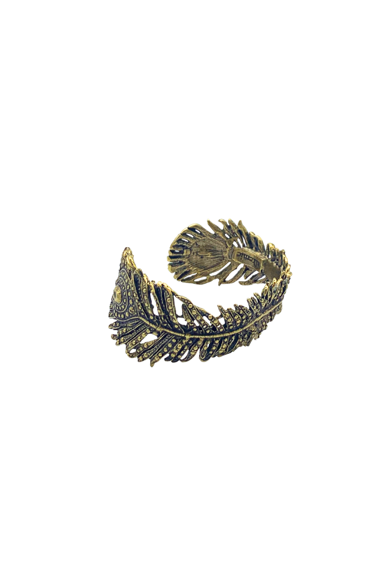 Peacock Feather Cuff