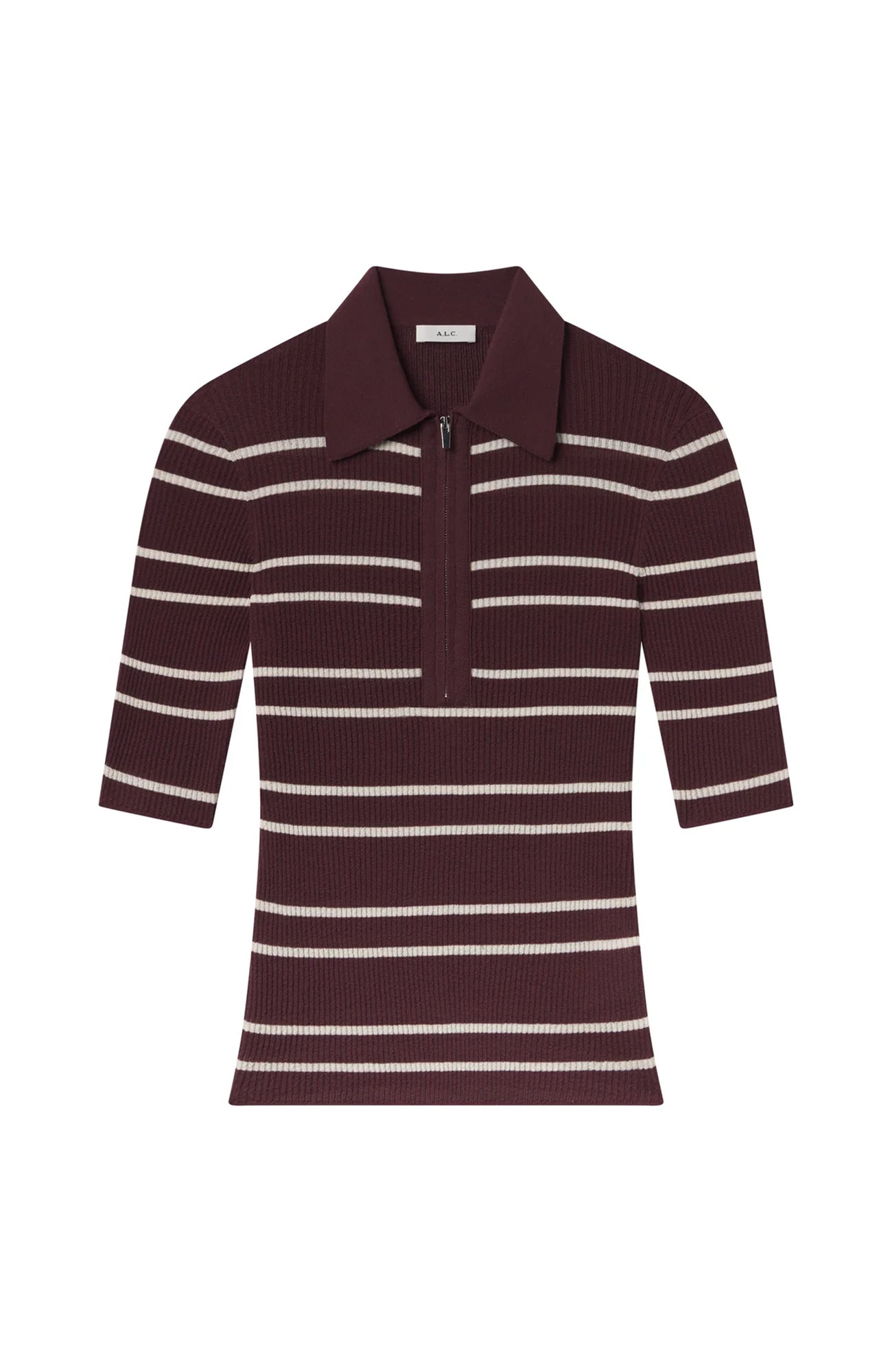 Cooper Top Carob/White Wide Stripe