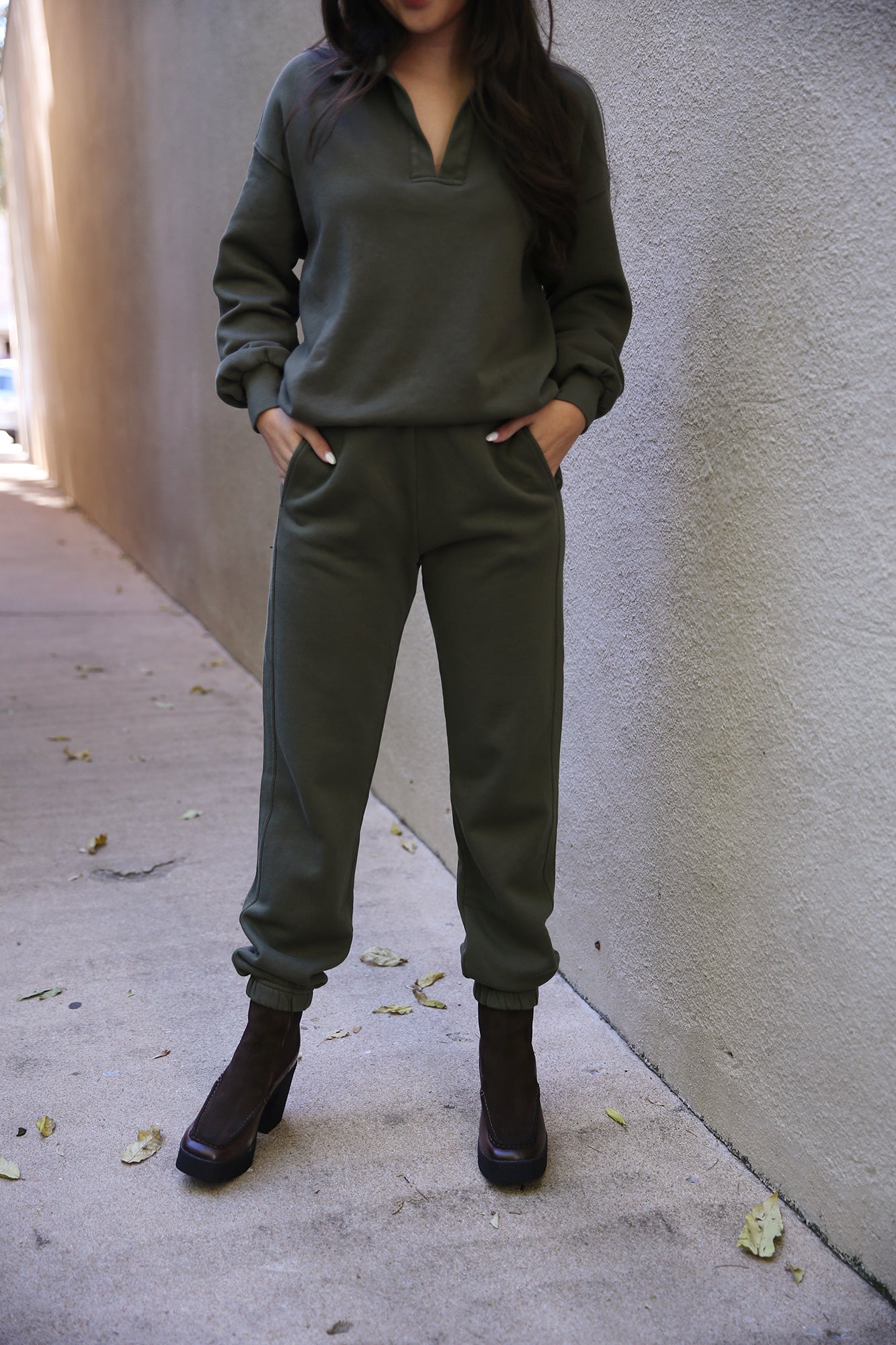 Davis Sweatpant Clover Green