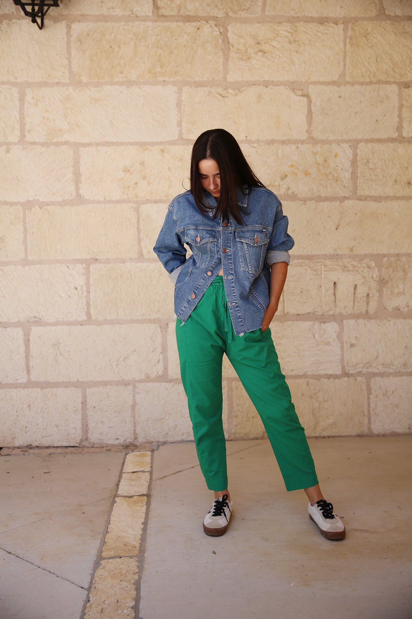 Draper Pant Sea Green