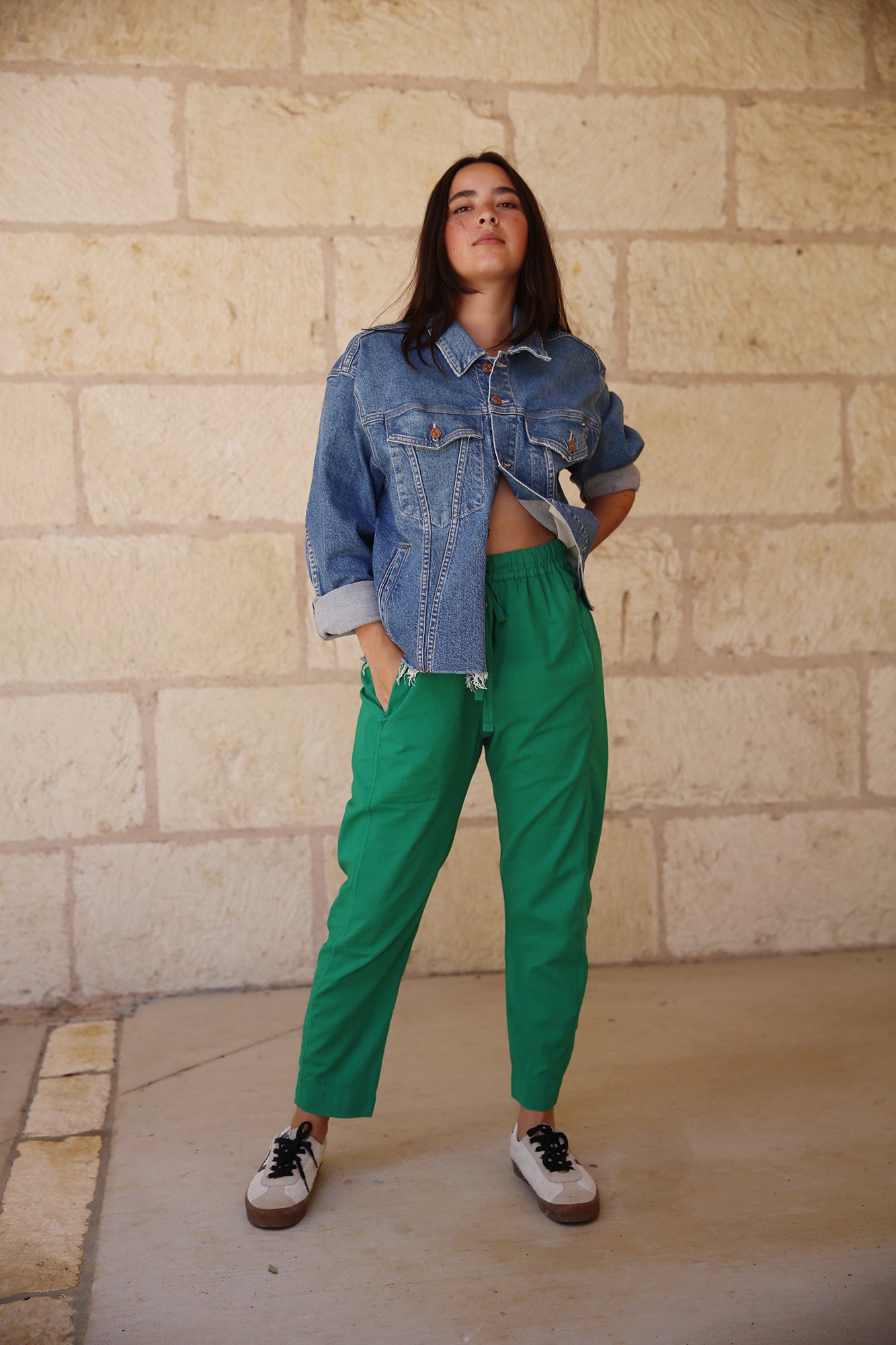 Draper Pant Sea Green