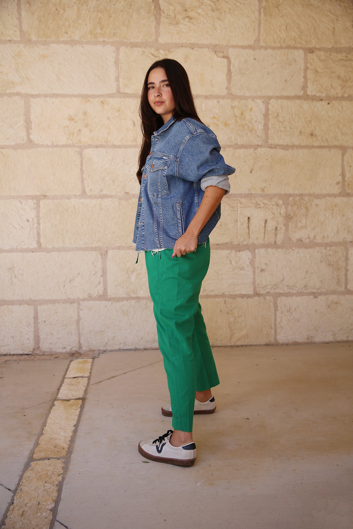 Draper Pant Sea Green