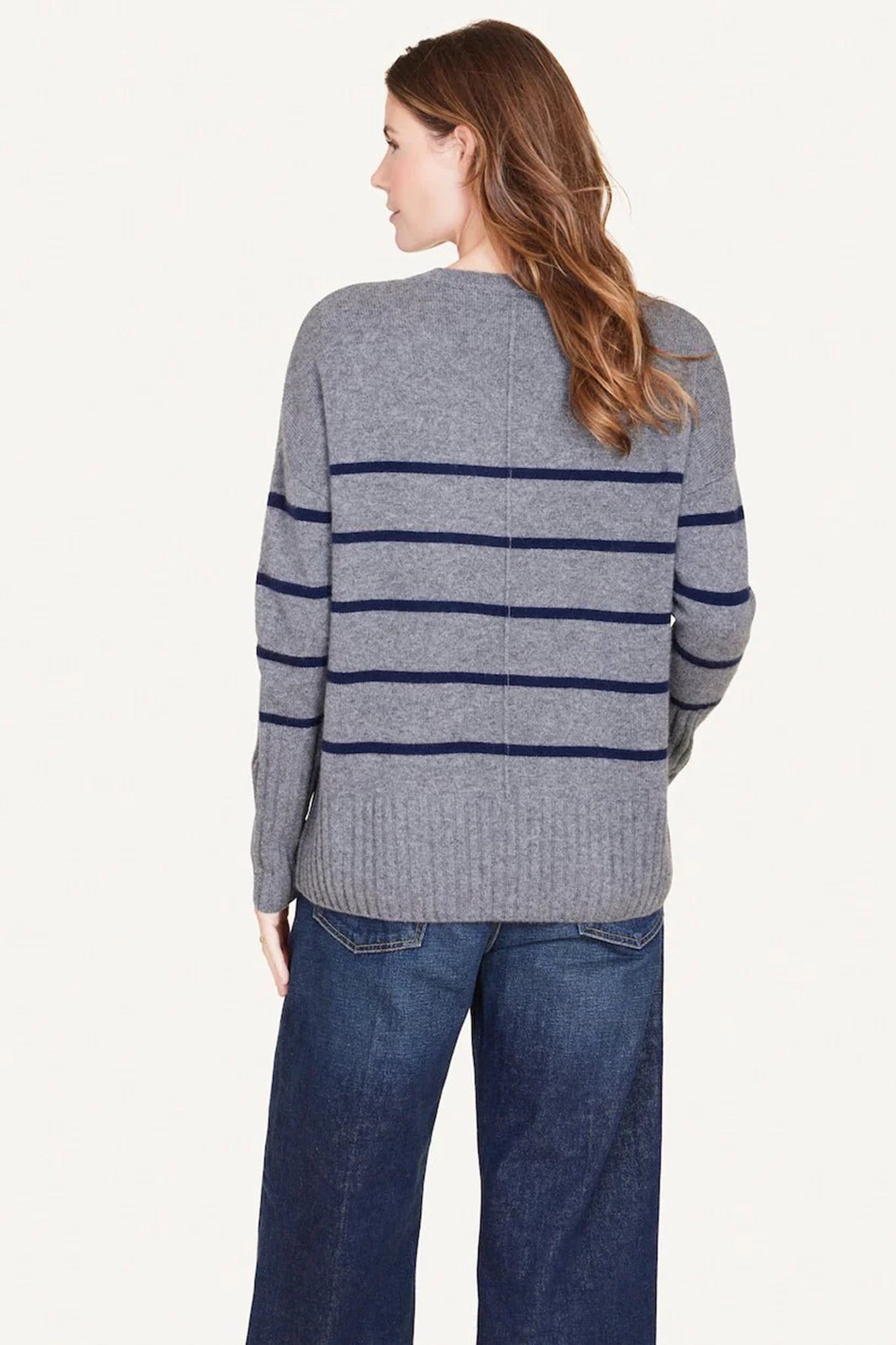 Ella Cashmere V-Neck Sweater